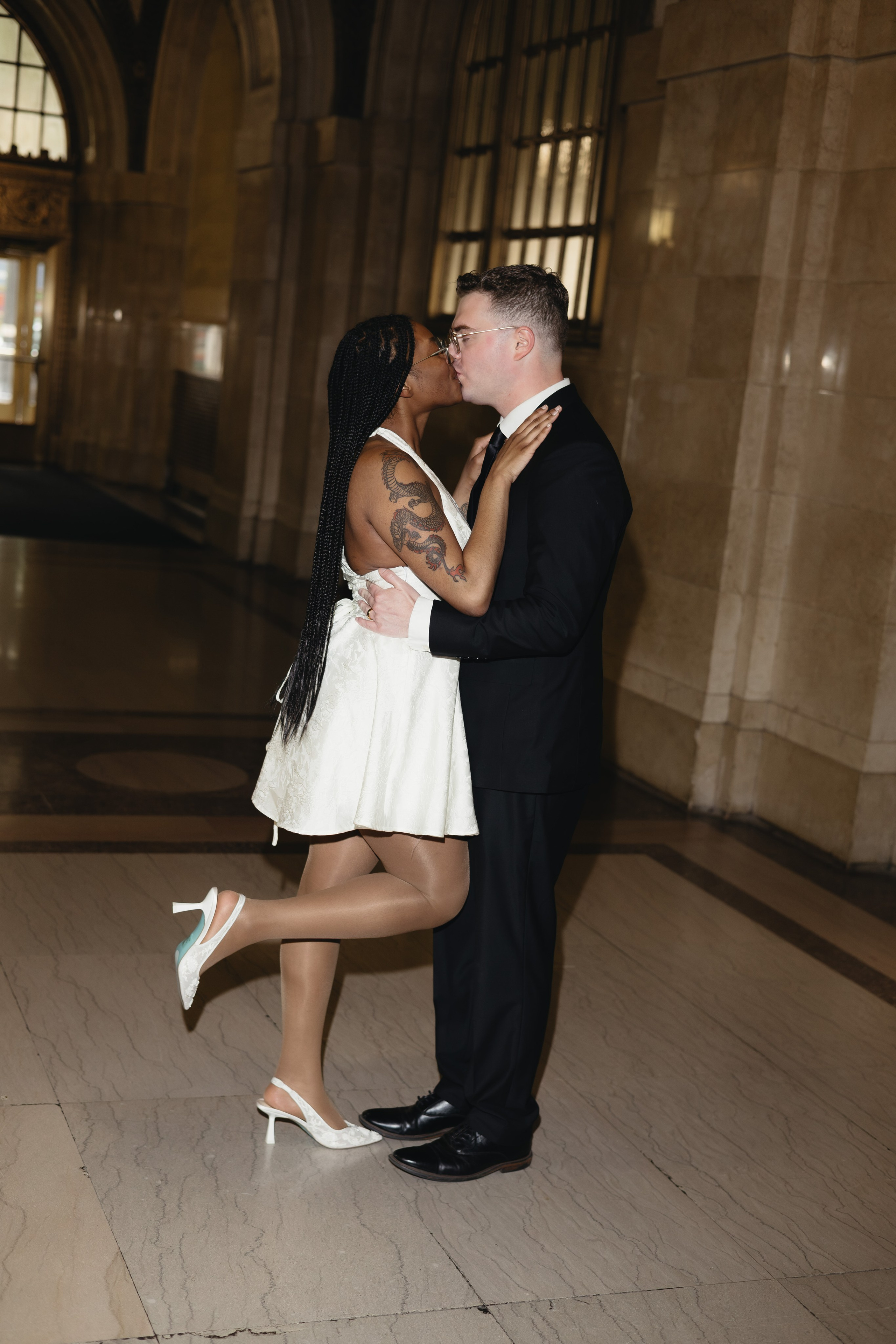 Chicago Courthouse Elopement | Jda & Rich. Chicago Wedding Photographer | Margarita Chudinova