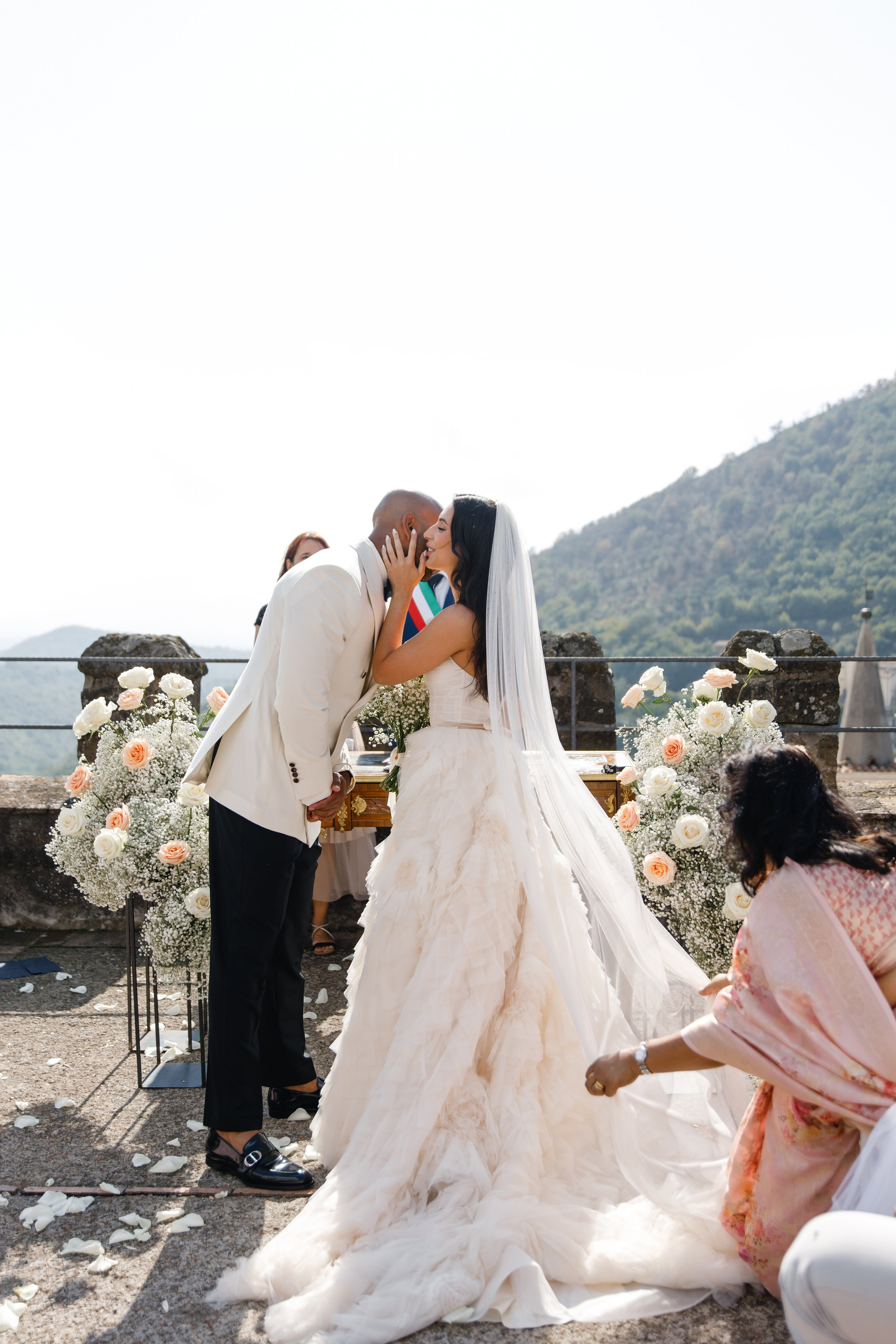 Wedding Castello Brancaccio. Wedding Photographer Rome Tuscany Como Sicily Puglia Amalfy Italy- Oksana Savenchuk