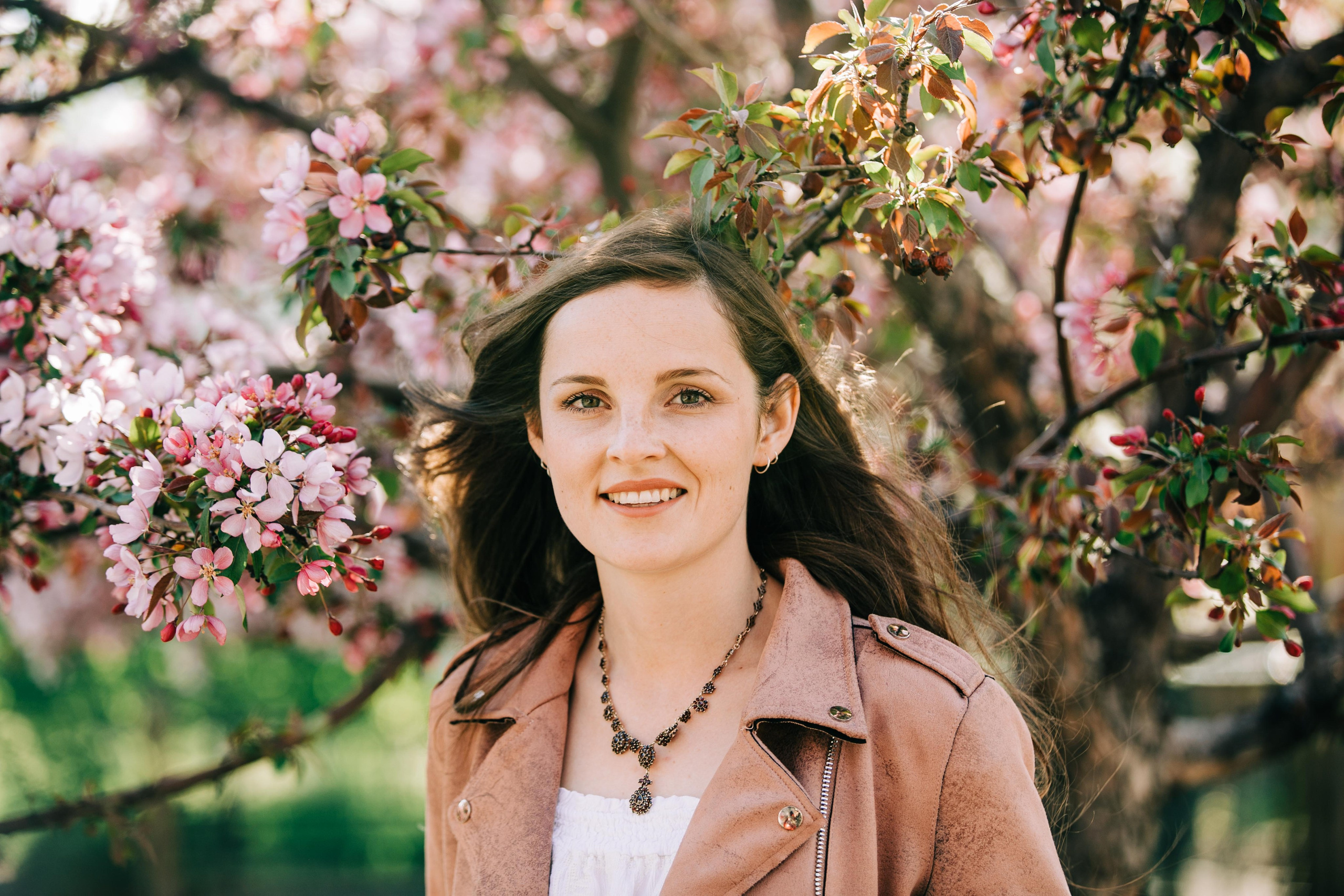 Kelsey — Cherry Blossom. Fotografía accesible en Calgary