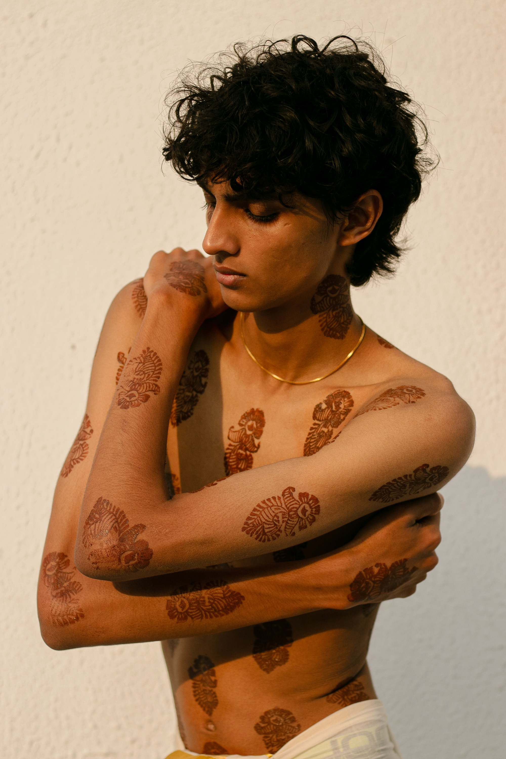 Creative Direction for Blockprinted skin concept shoot