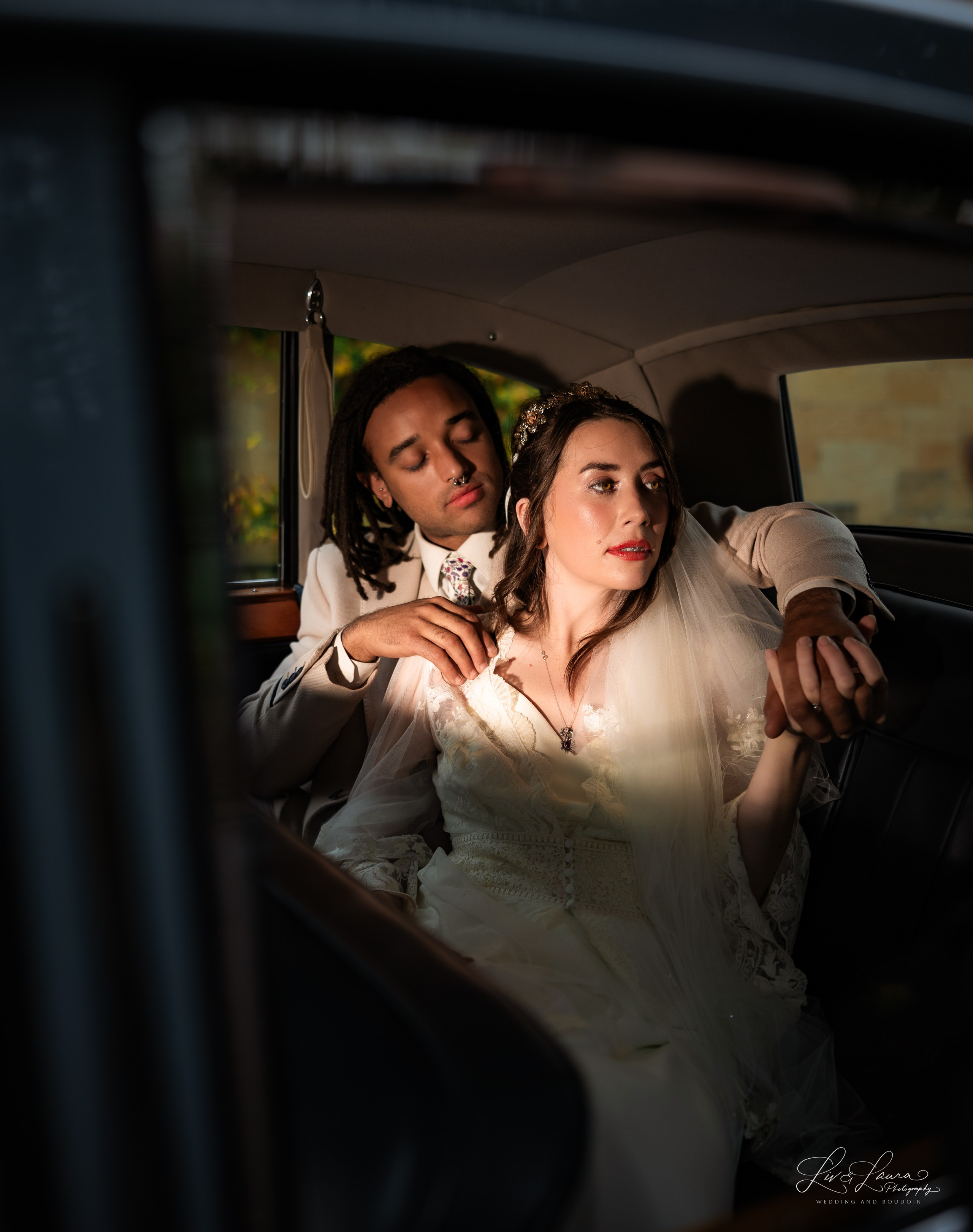 Roxxy and Joe. Wedding and boudoir photography by Liv and Laura