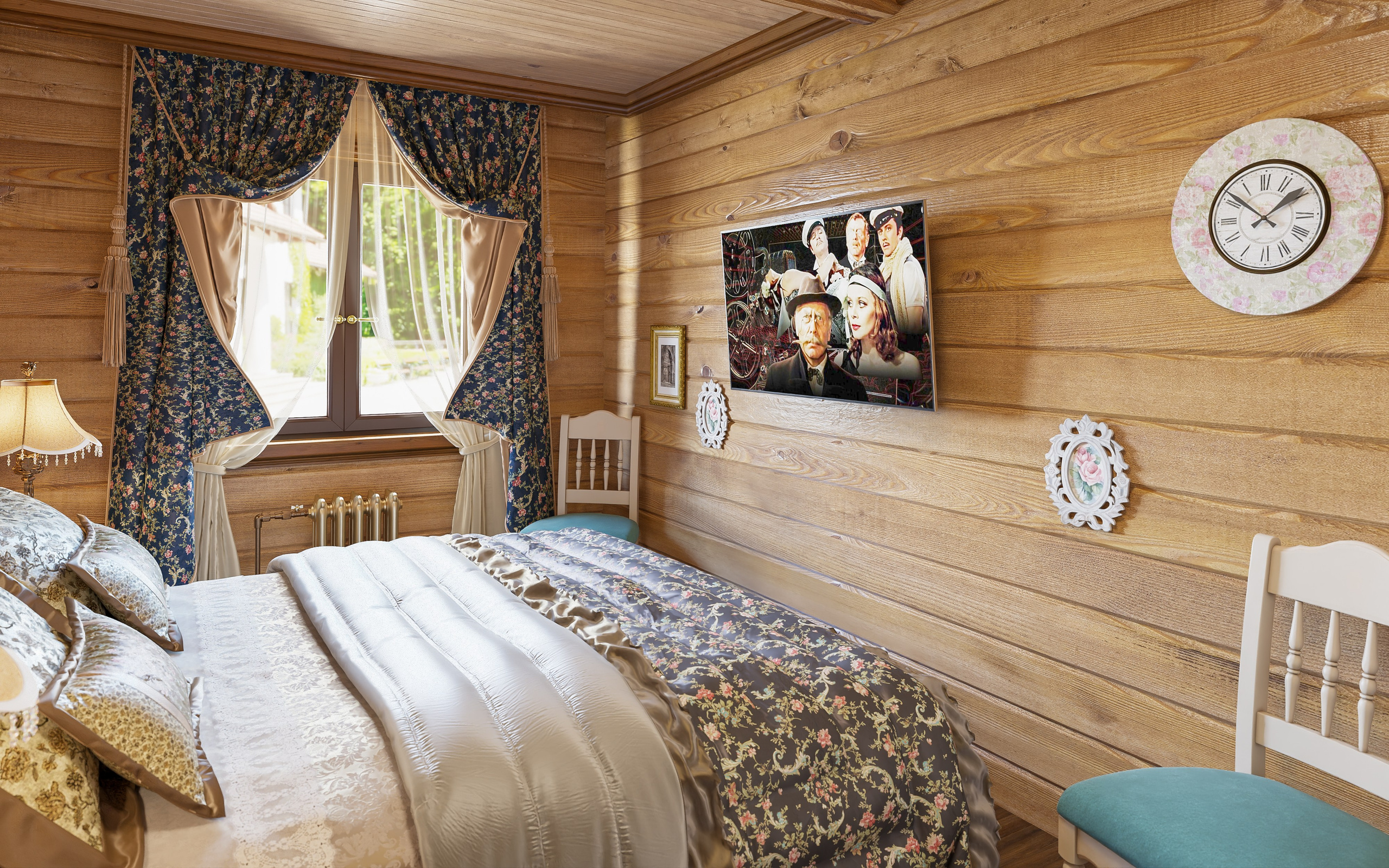 1 этаж. Спальня. Дизайн и визуализация