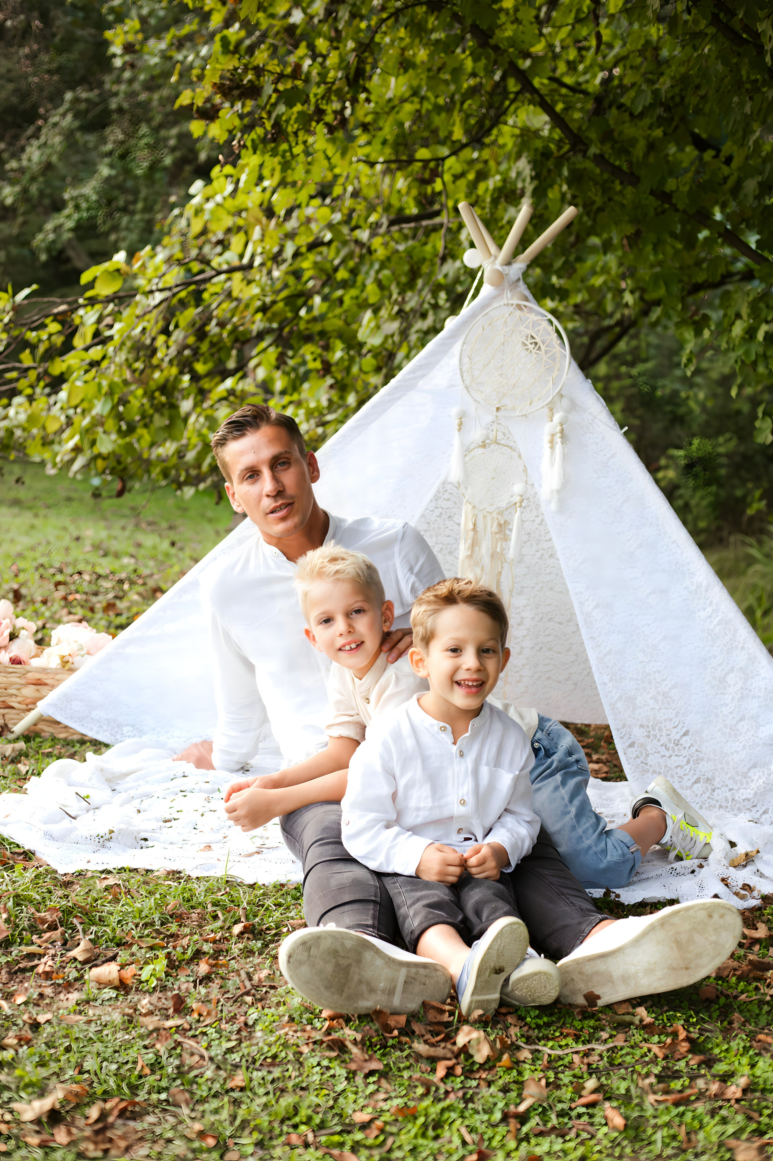 Maggie e la sua bellissima famiglia. Luci e Capricci Photography