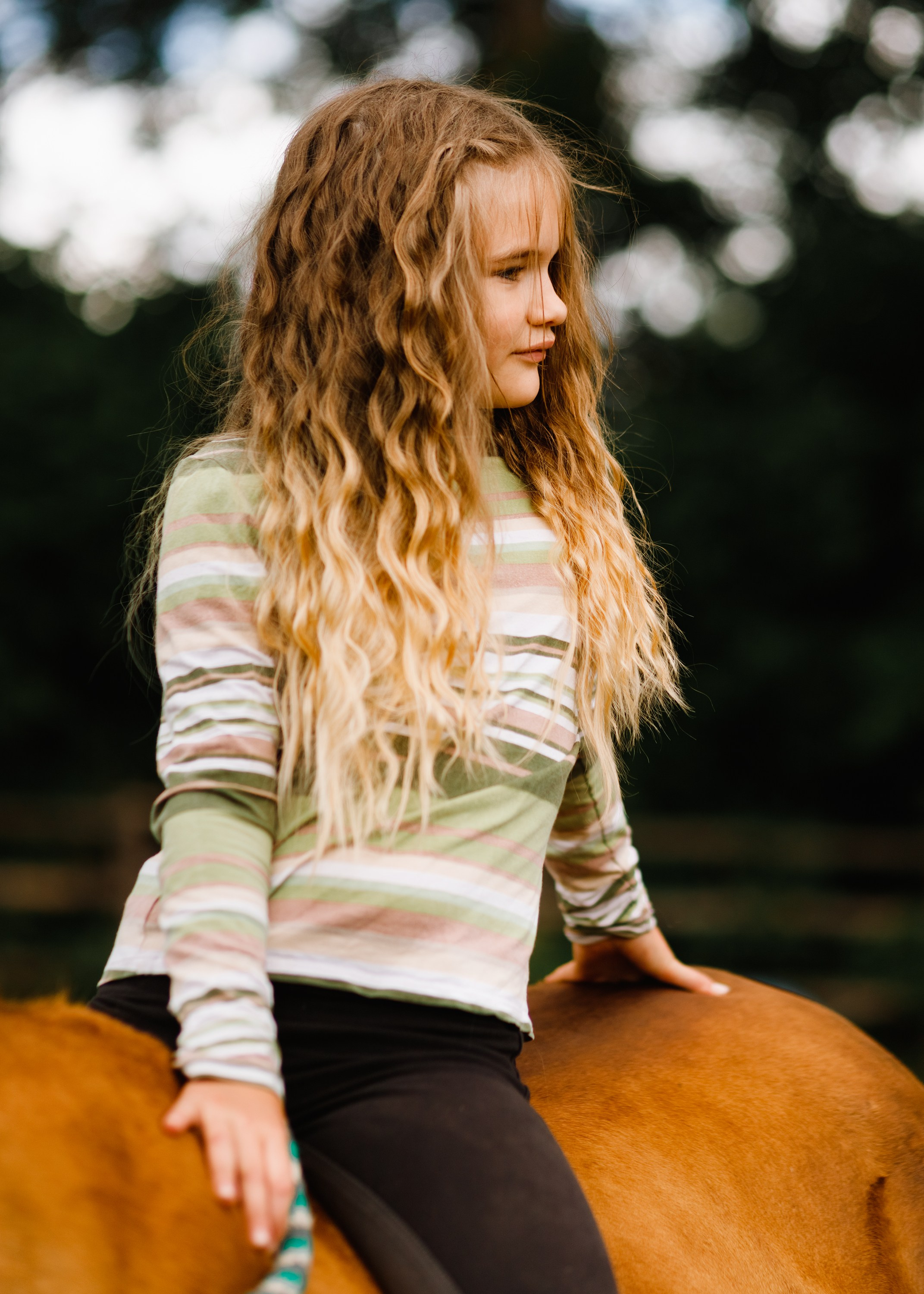 Girls & horses, summer. Kaja | fotograf psów we Wrocławiu