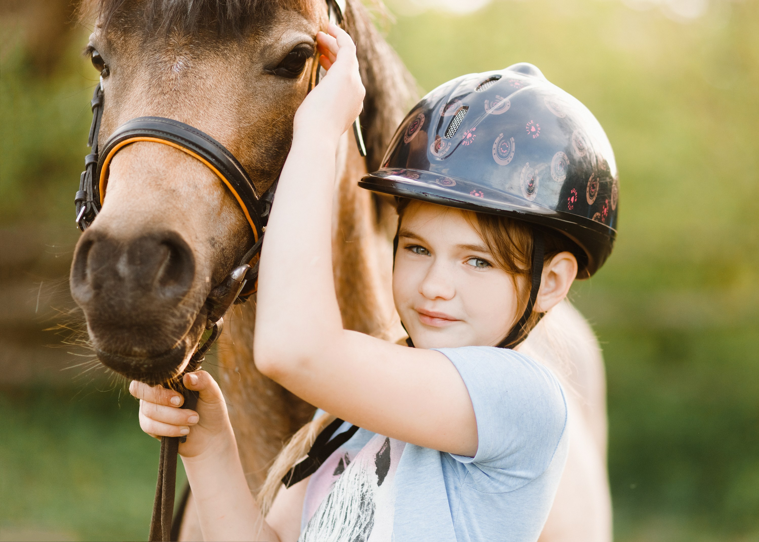 Girls & horses, summer. Kaja | fotograf psów we Wrocławiu
