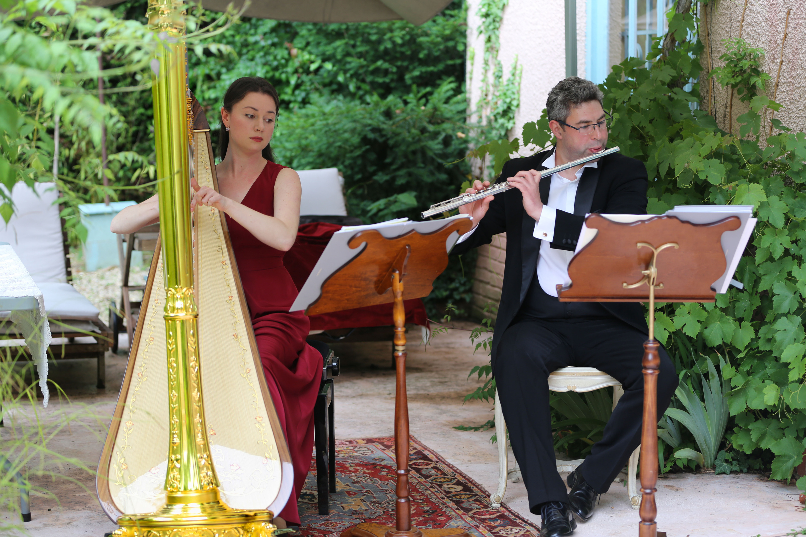 Harpe. Natalia Bogdanovska. Films et photographie corporate en France