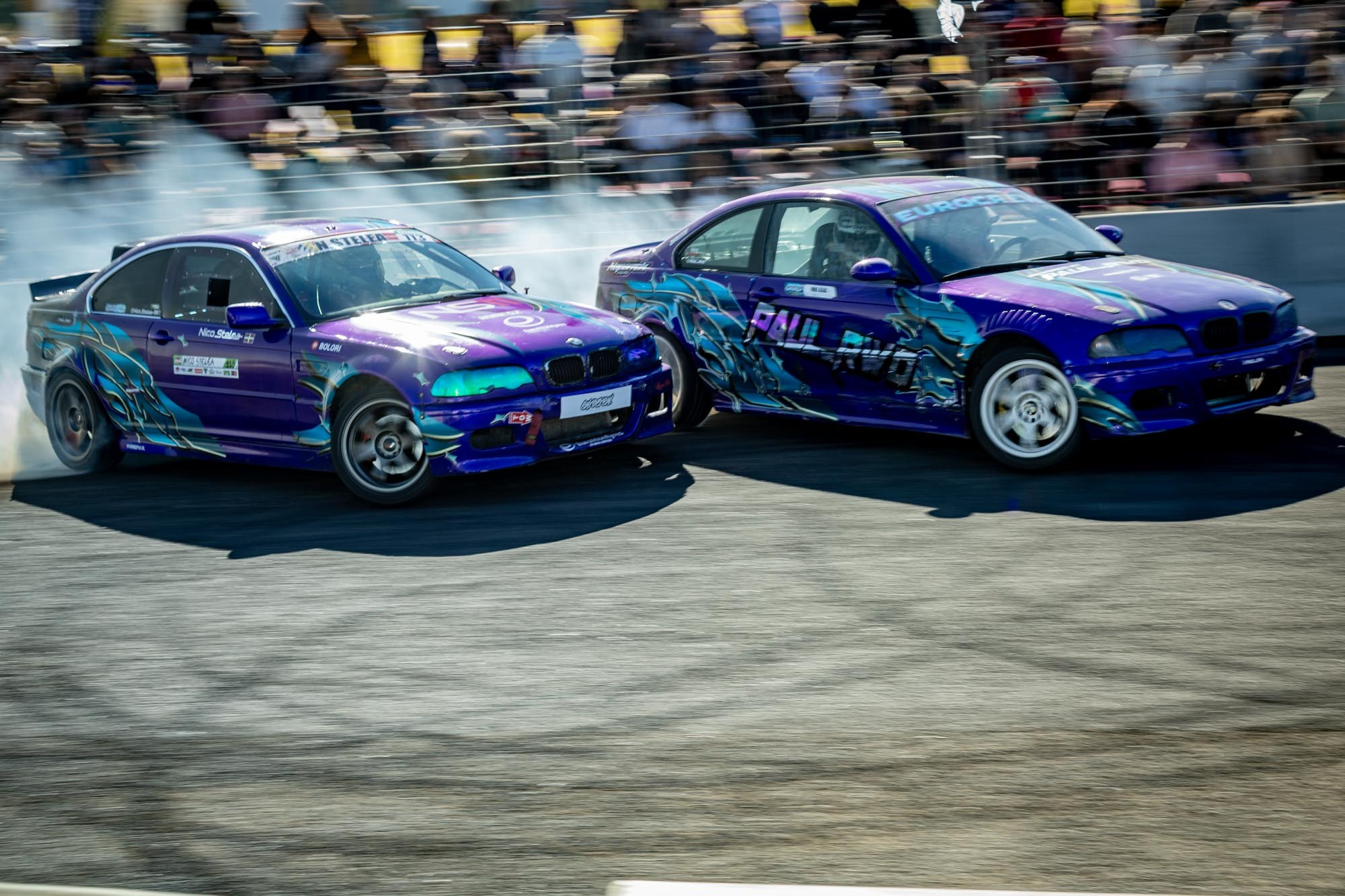 Drift. Deporte de captura de motor