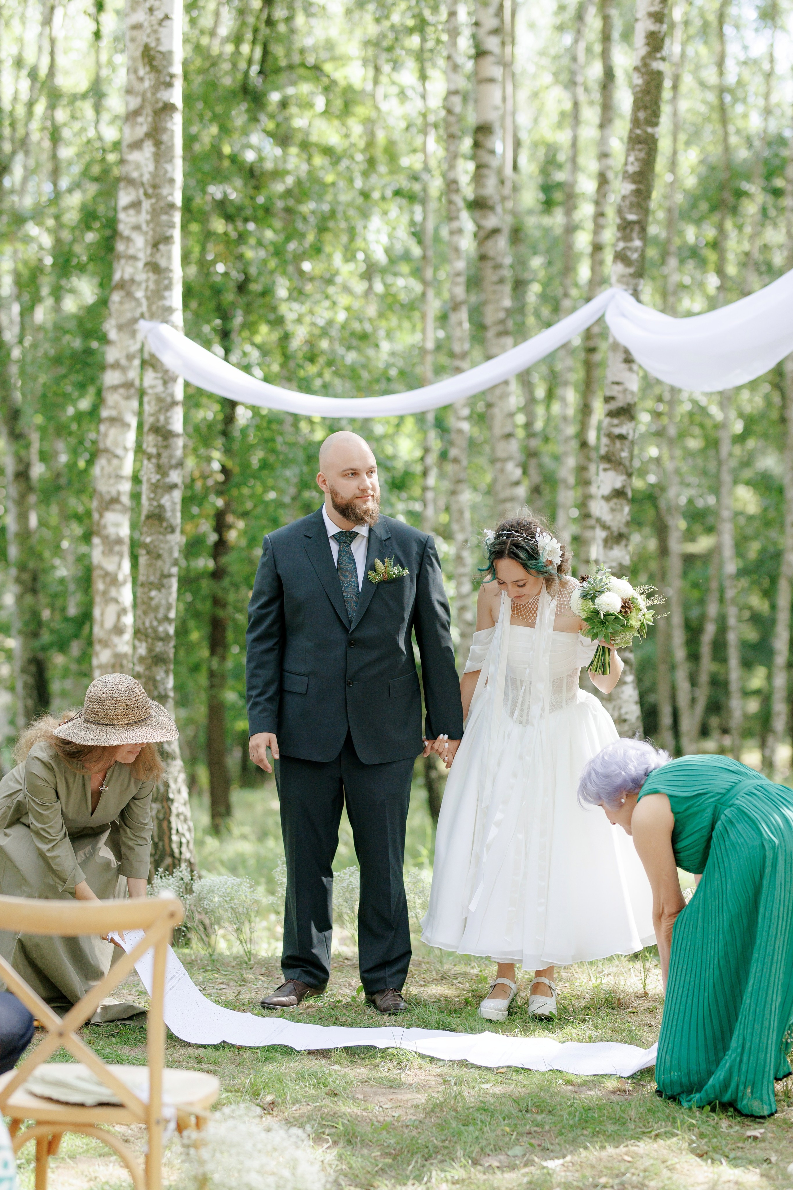 Janina & Wladek. Dworzyszcze Wola. 23.07.2025. Fotograf ślubny i rodzinny w Krakowie Yana Klymova