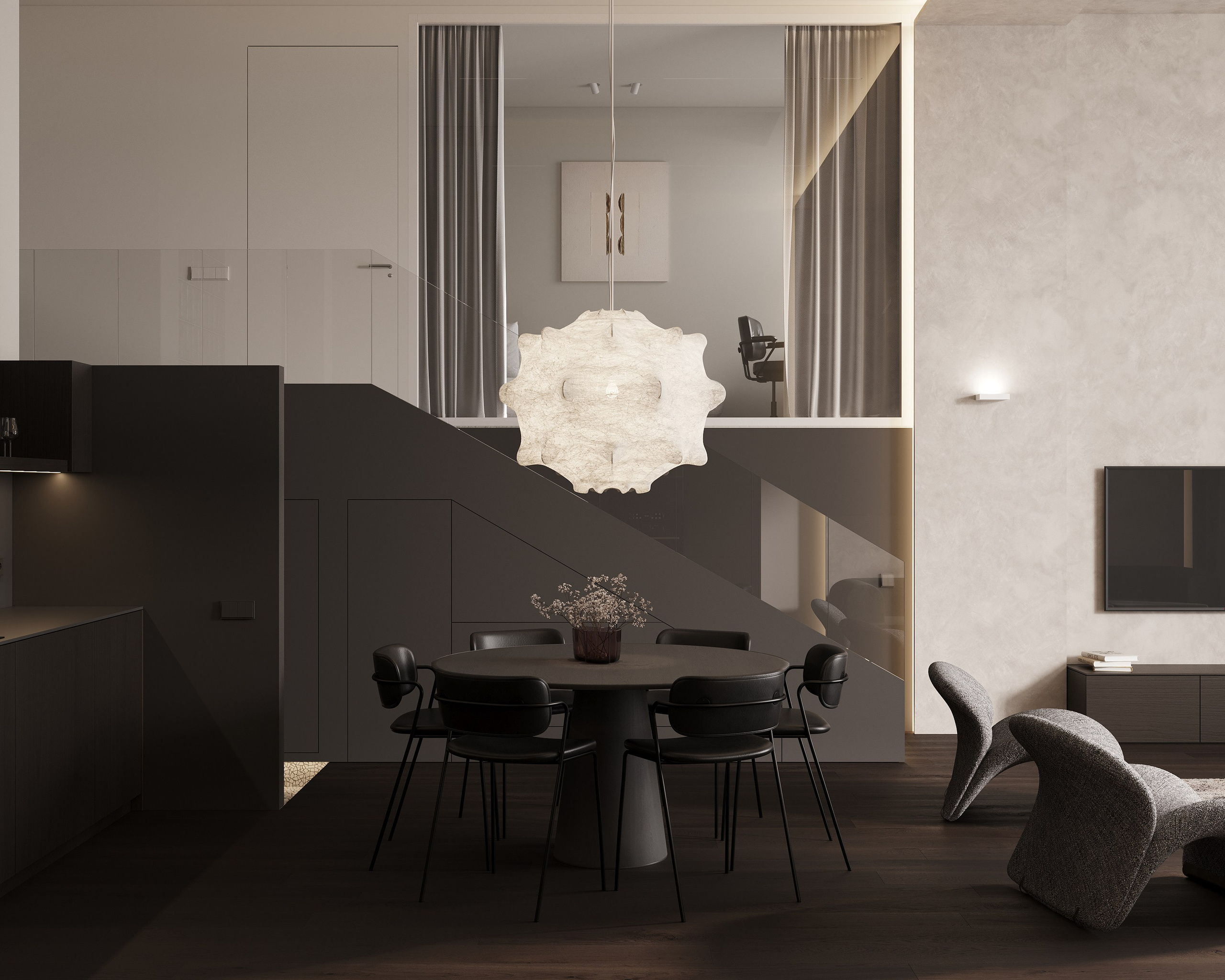 Black vs White. Simple Archs — high quality visualizations for your interior projects