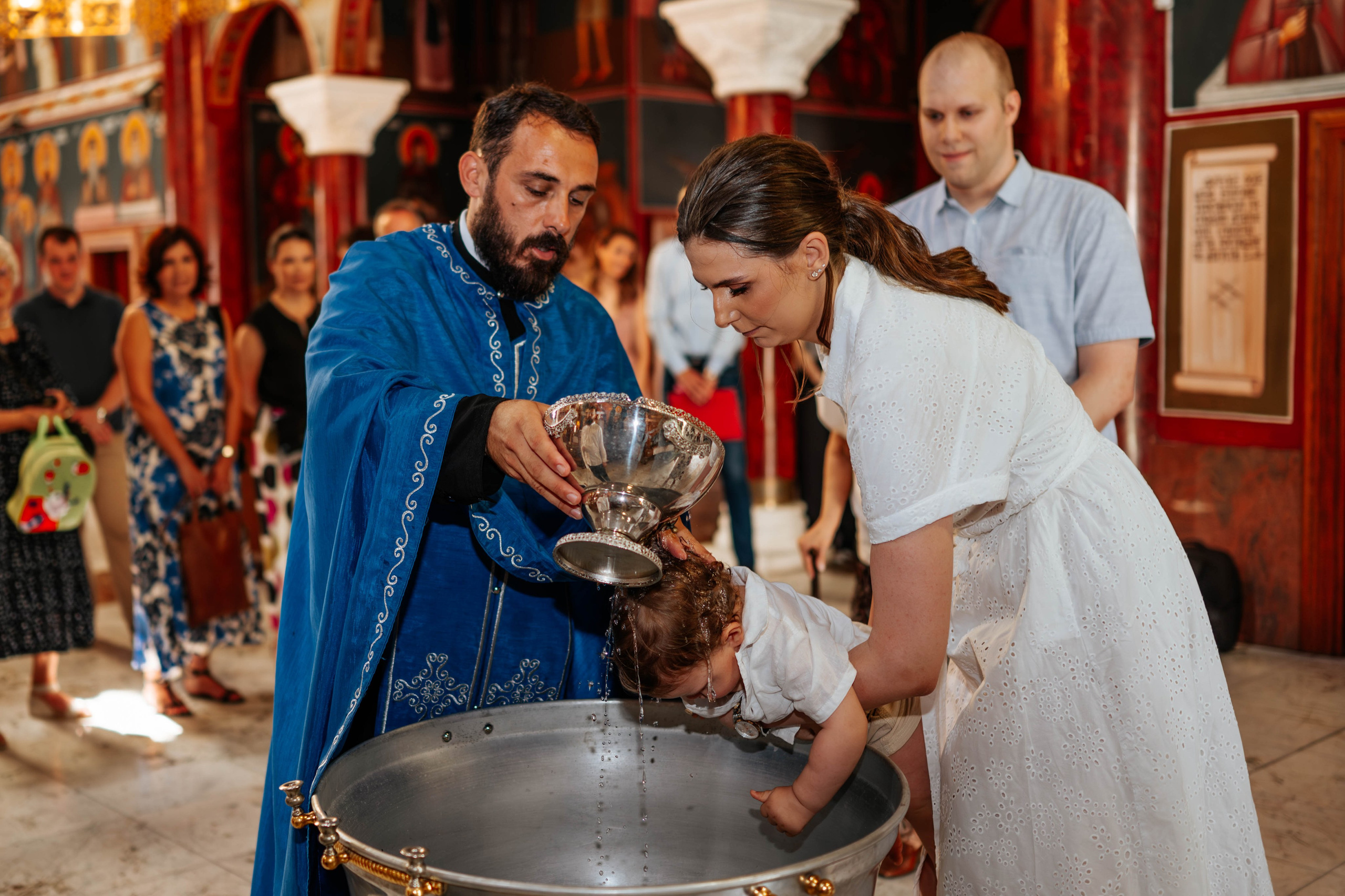 Mihajlo - krštenje. Dečiji i porodični fotograf