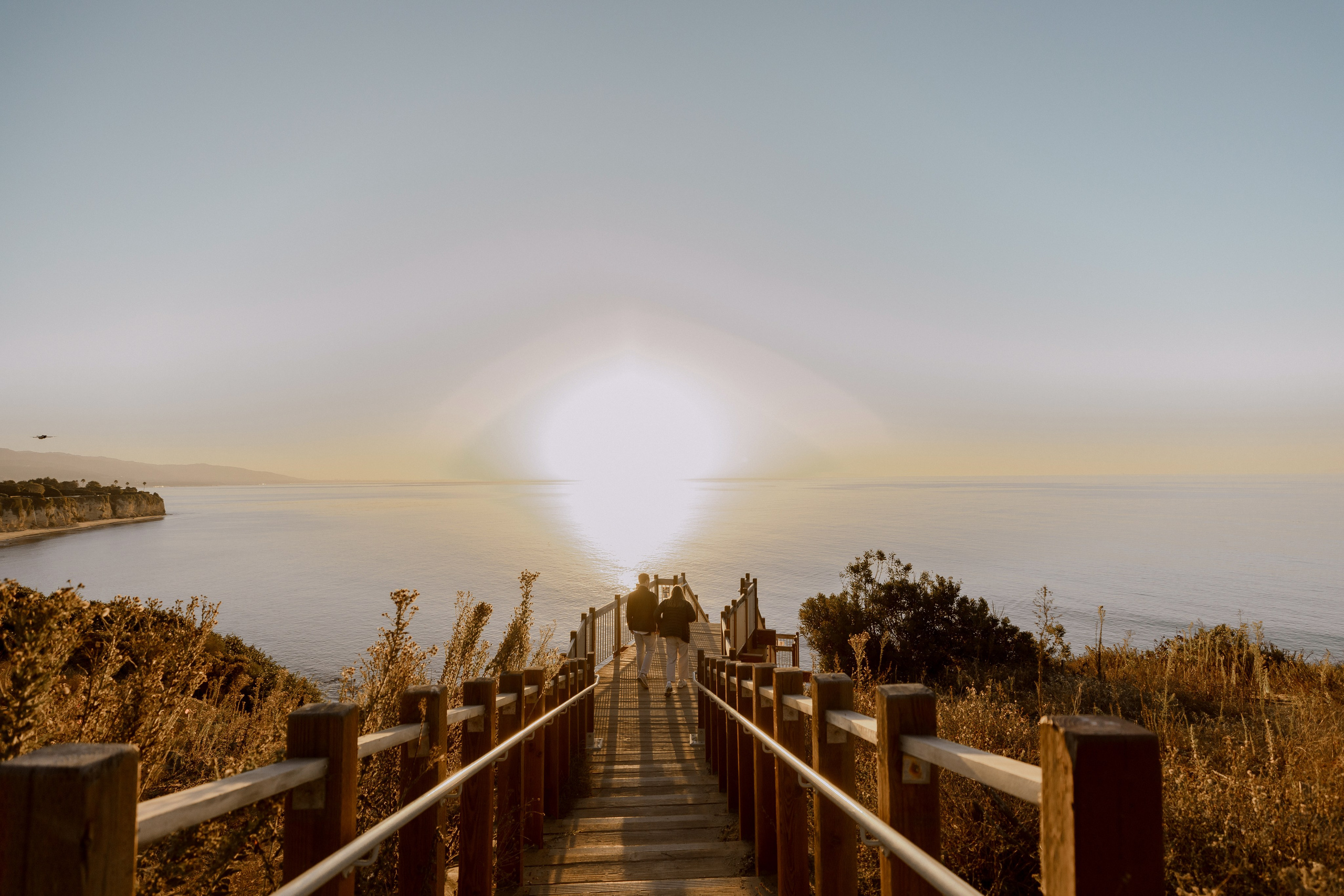 Surprise Proposal at Sunrise at Point Dume, Malibu | Taya Frank. Southern California Family and Couple Photographer
