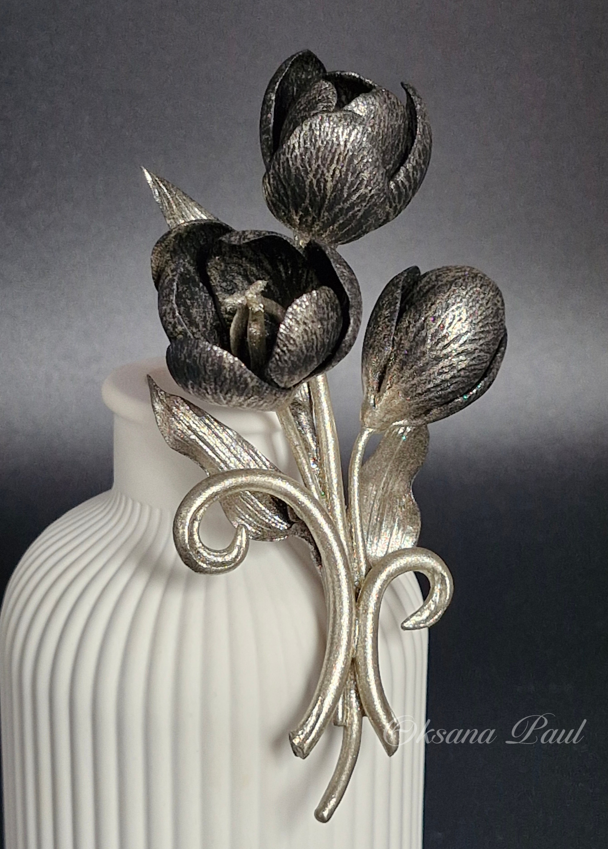 Магия чёрного / Magie des Schwarztons ➜. Oksana Paul-Gardinen-Design Oksana Paul ✧ Art of Gardinen & Textile Design ✧ Polymer Clay Art & Handmade Creatures