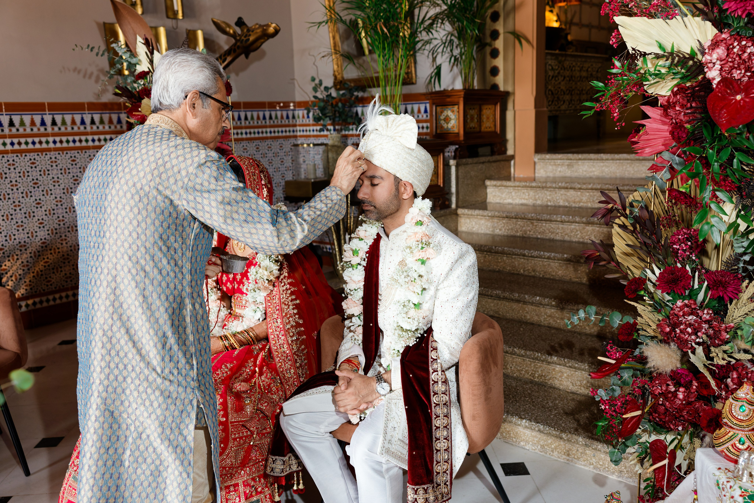 Indian wedding at Gran Villa Rosa, Barcelona