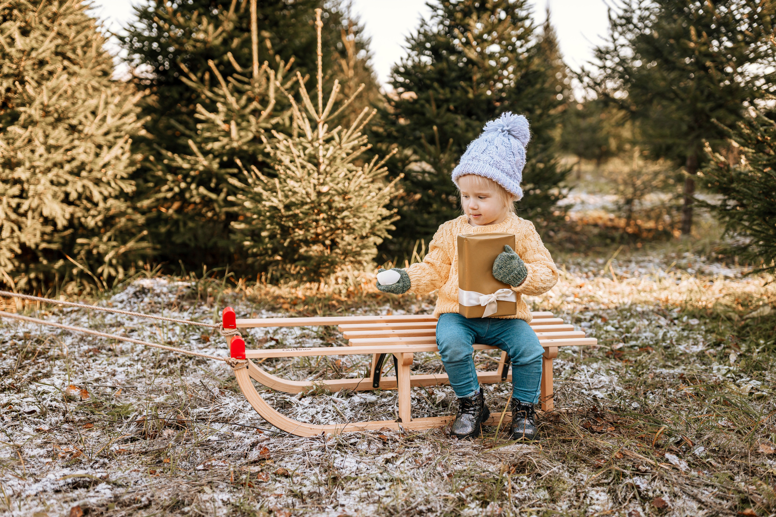 Ziemassvētki eglīšu audzētavā. Home