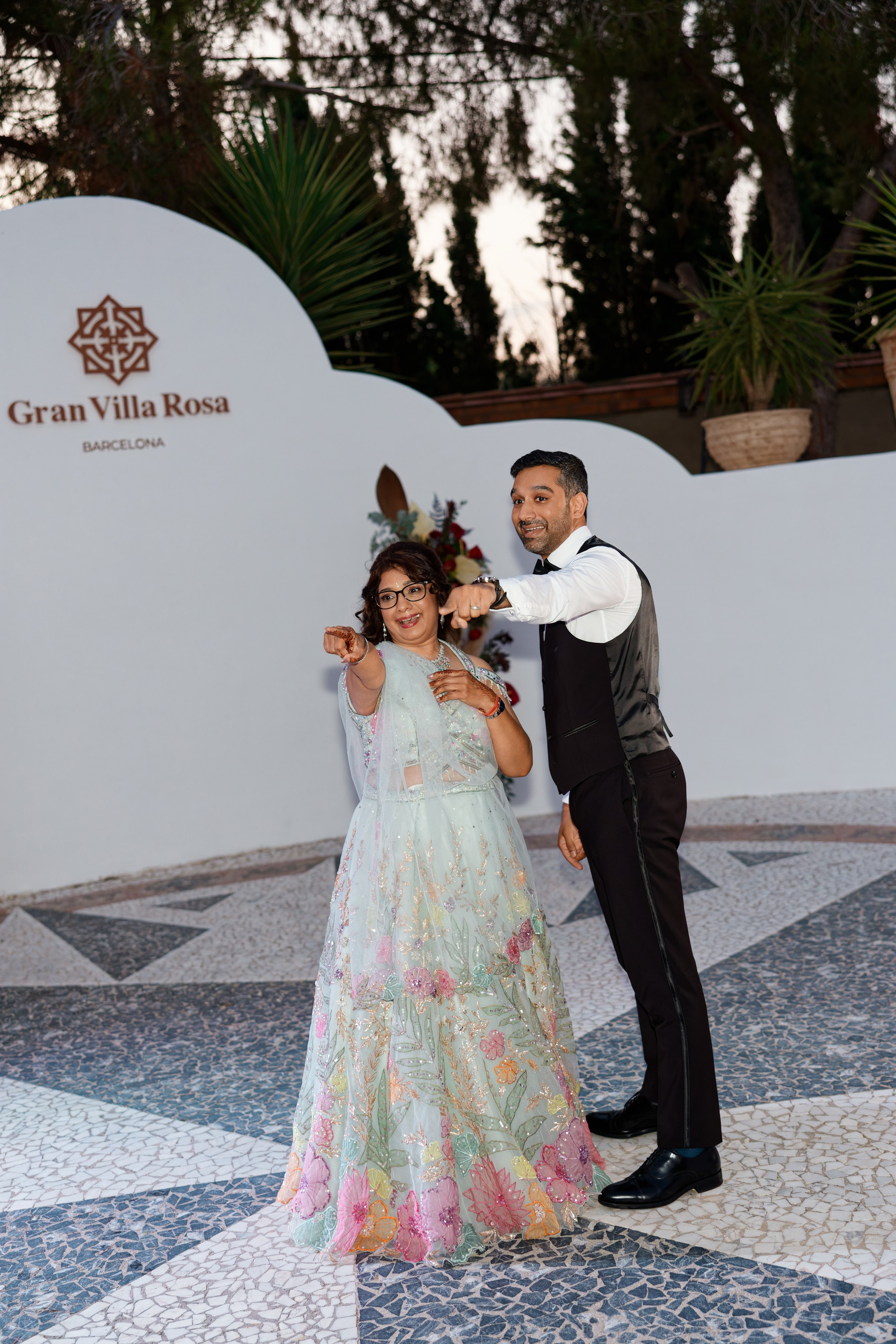 Indian wedding at Gran Villa Rosa, Barcelona