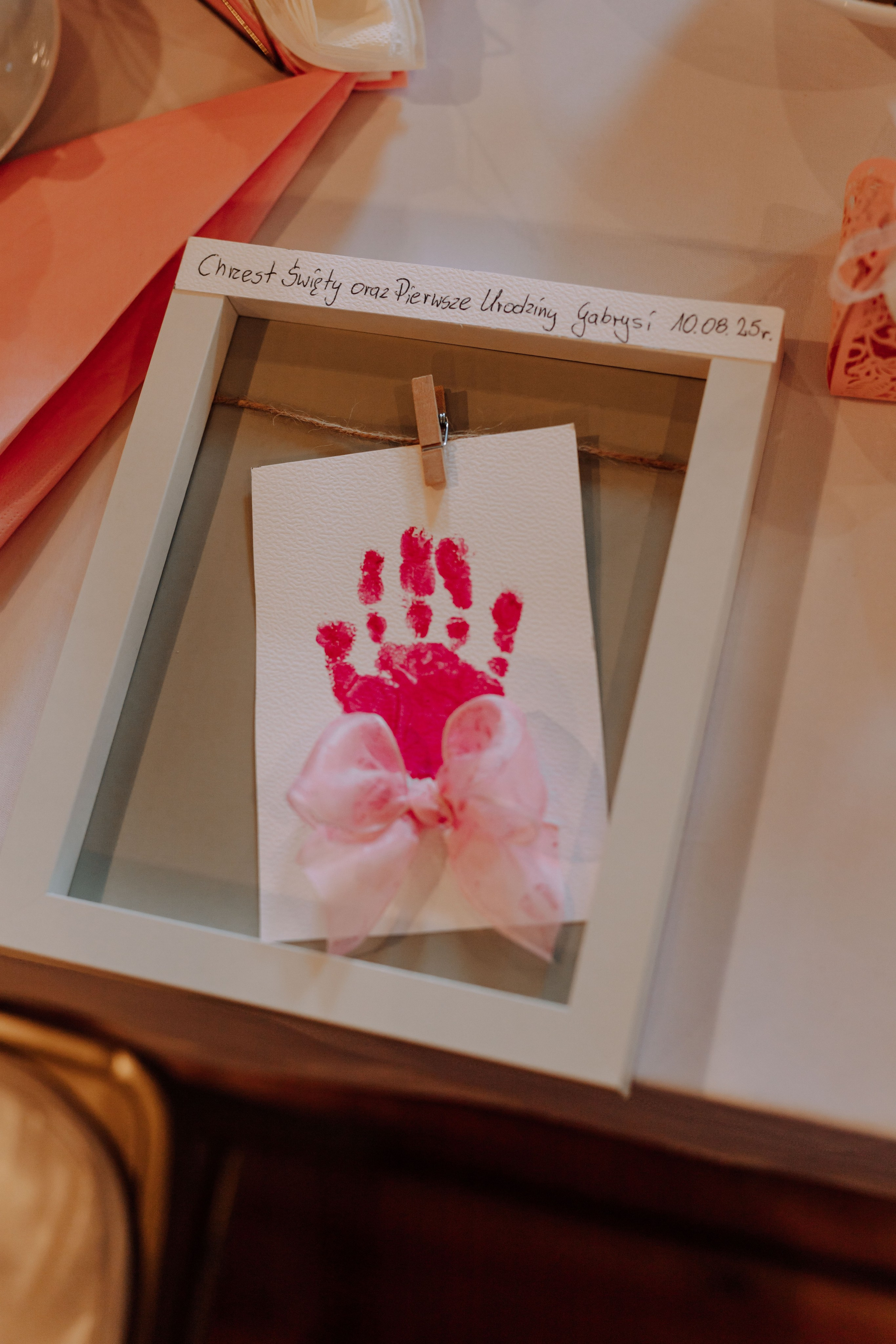 Chrzest Święty i roczek Gabrieli