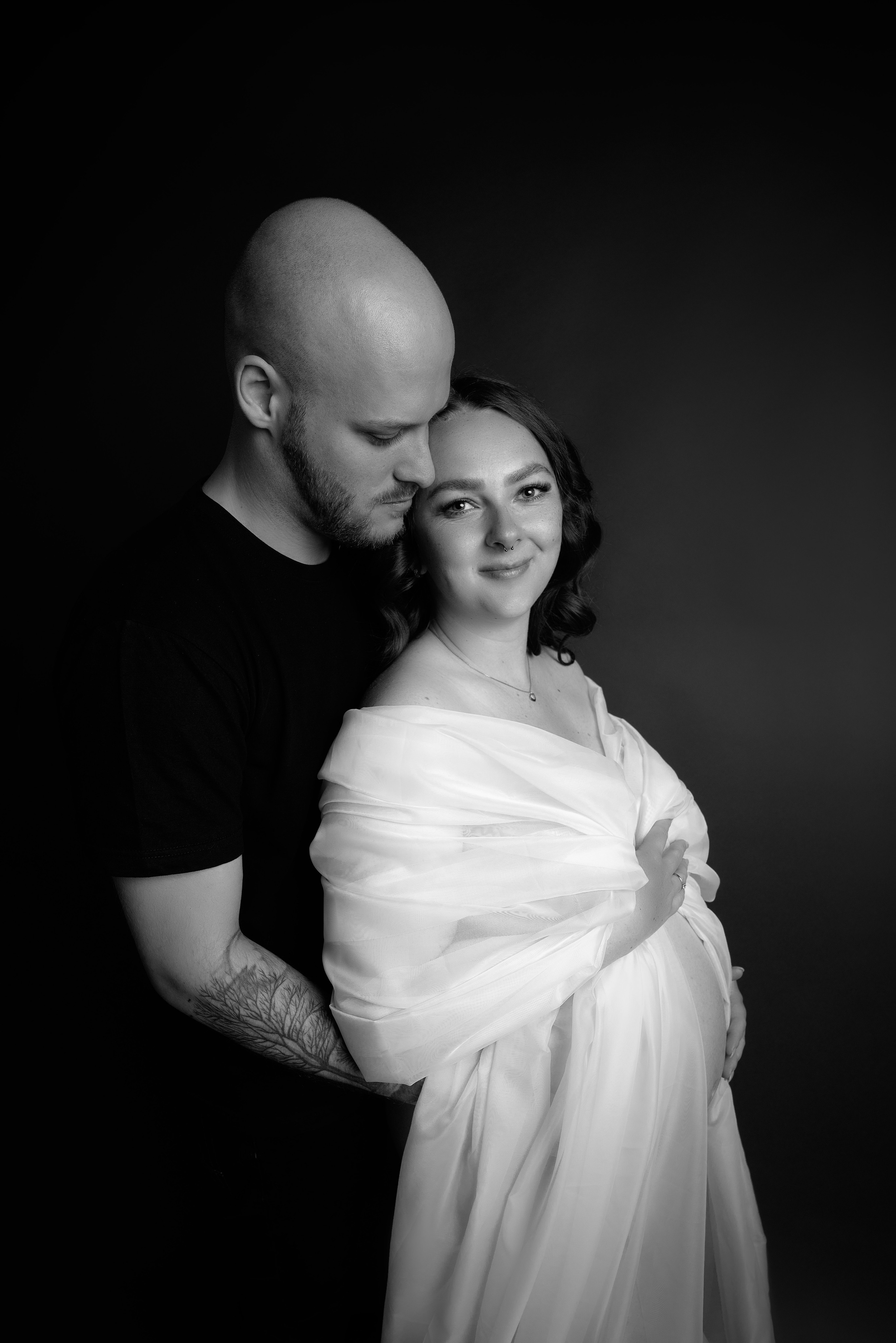 Schwangerschaftsfotos, allein oder mit deinem Partner