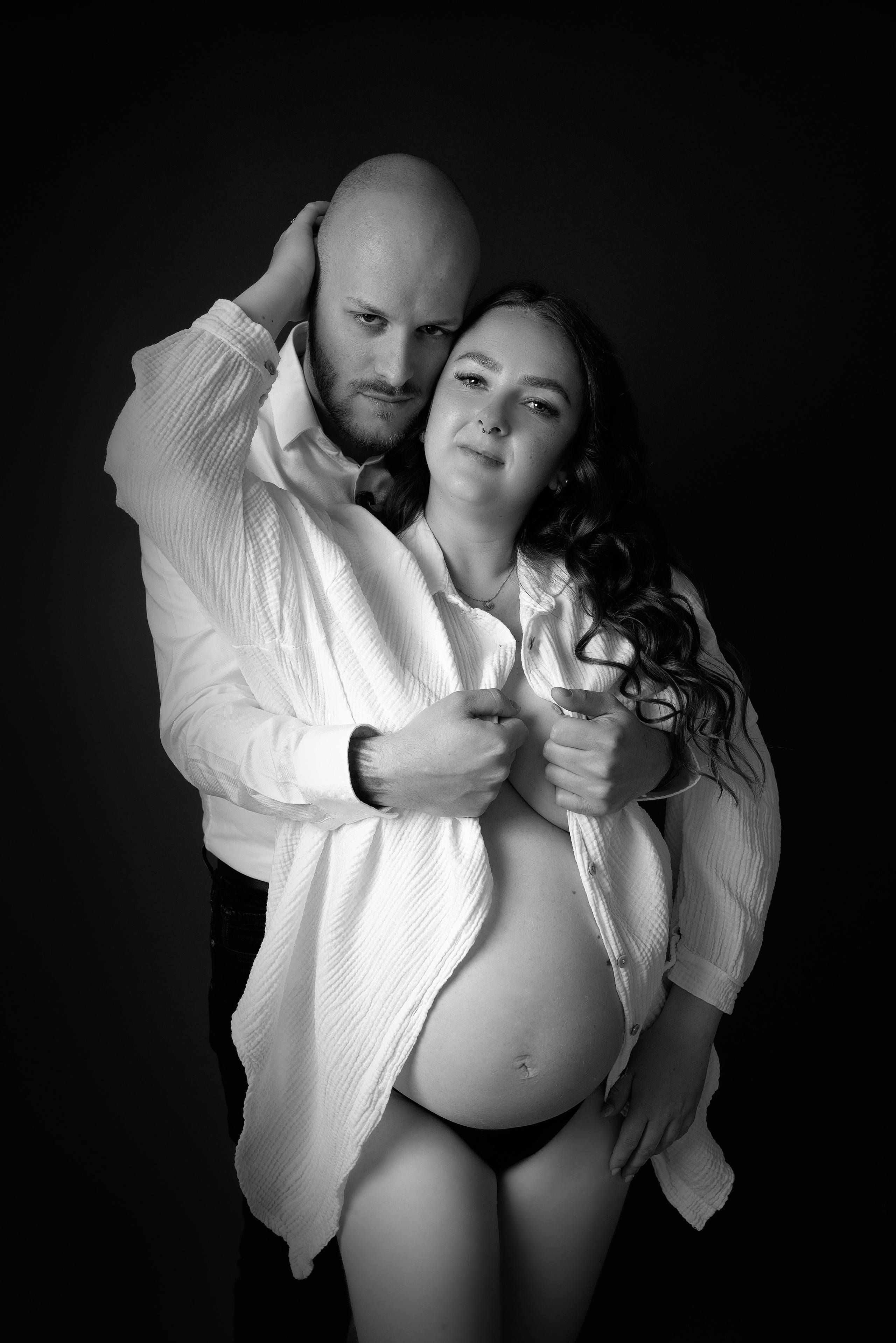 Intime Schwangerschaftsfotografie: Momente mit deinem Partner teilen