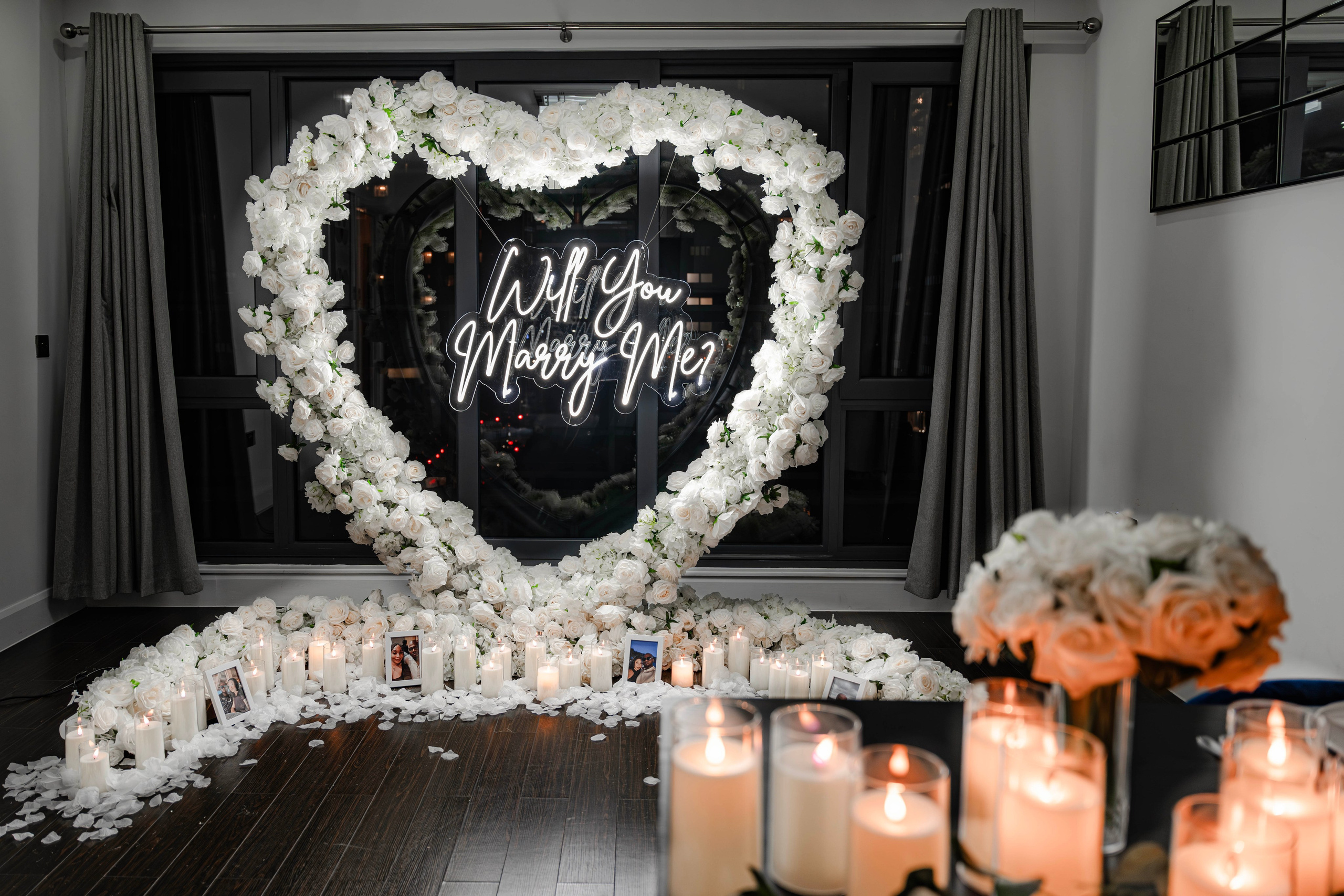 Proposal Private dinner. Tonya Kyrylenko photographer in London