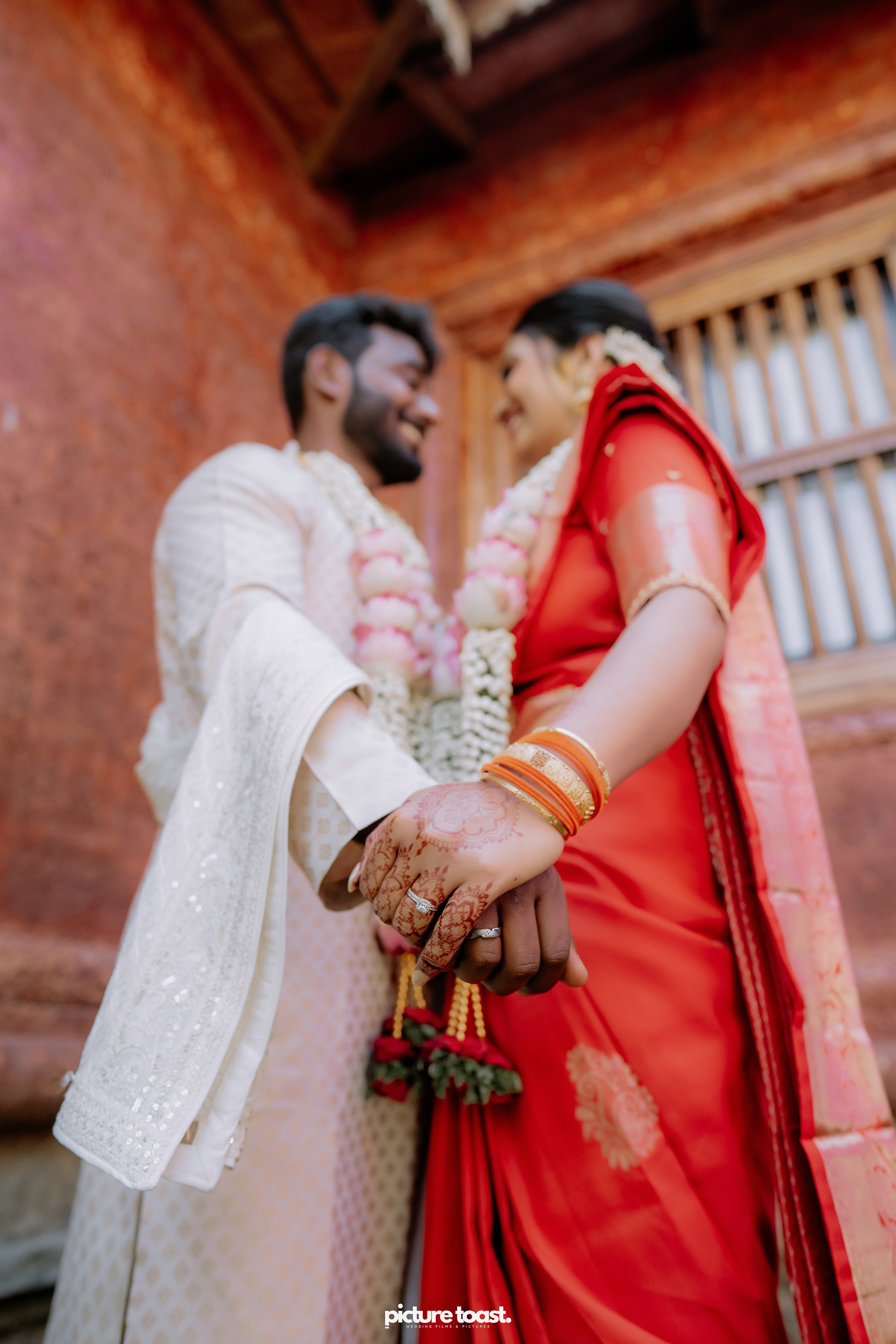 Wrapped in love and tradition. Fine art Wedding Photographers in India & Canada