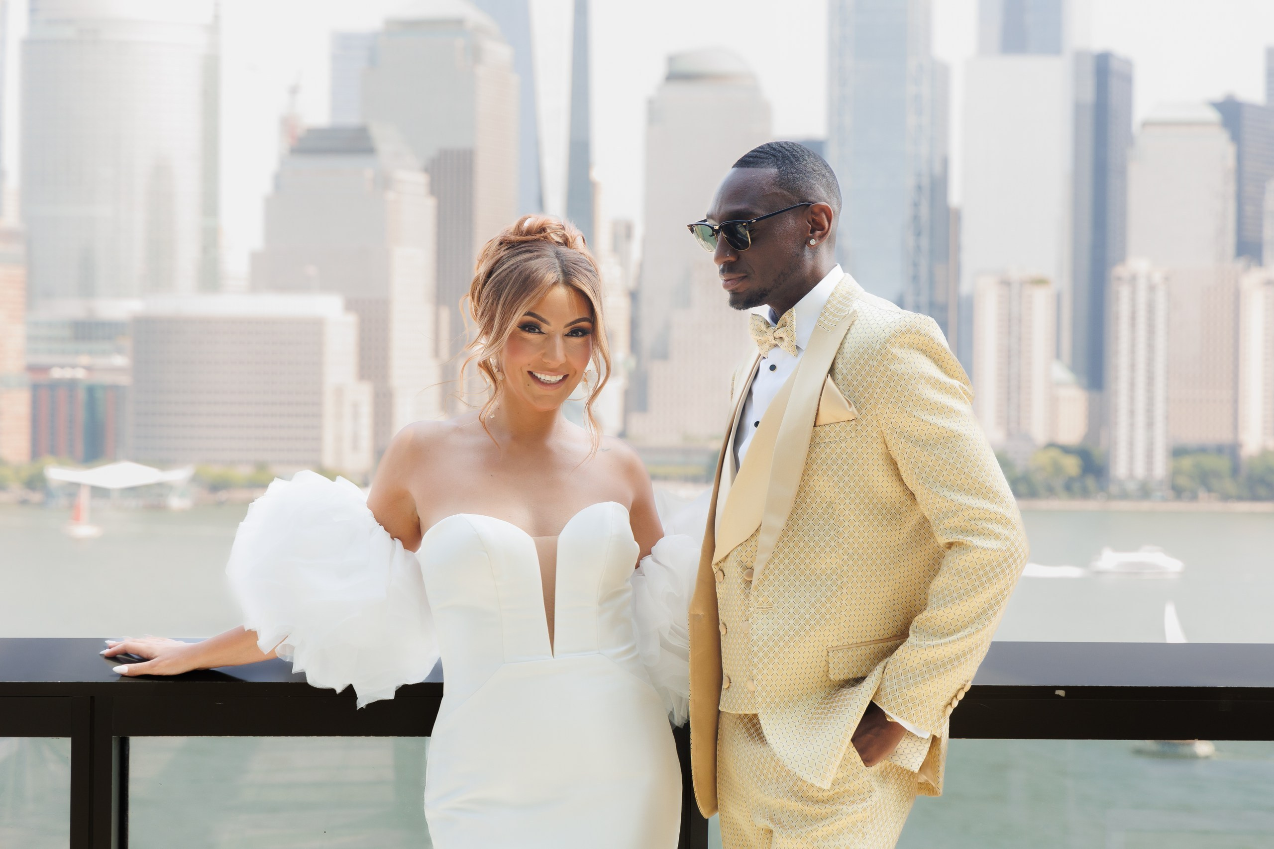 Briana & Kefim, Maritime Pars, Jersey City, NJ. Wedding Photo & Video