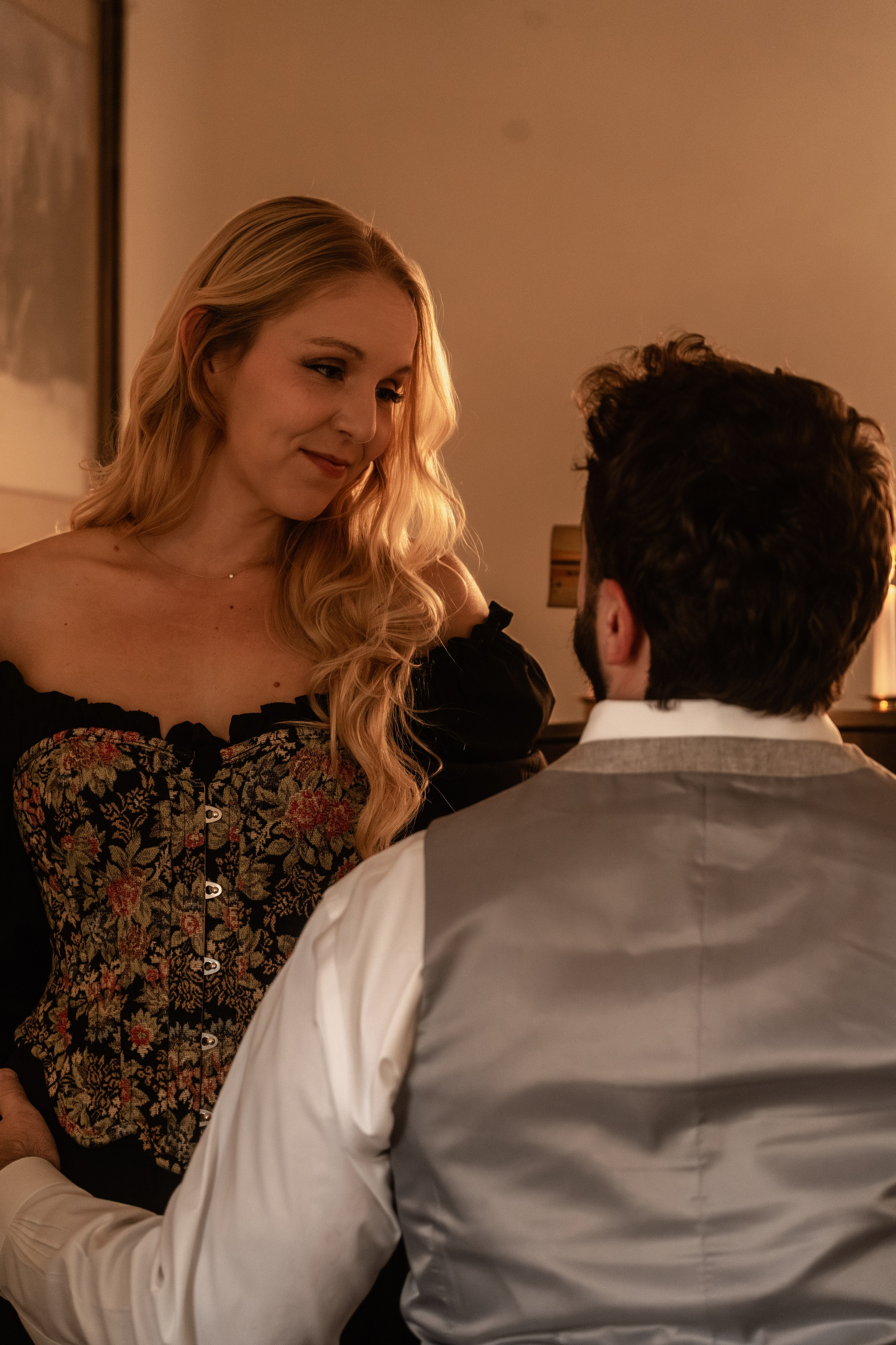 Connecticut Couple Photography — Intimate Home Session. Daria Deschain Cinematic Photography in Connecticut