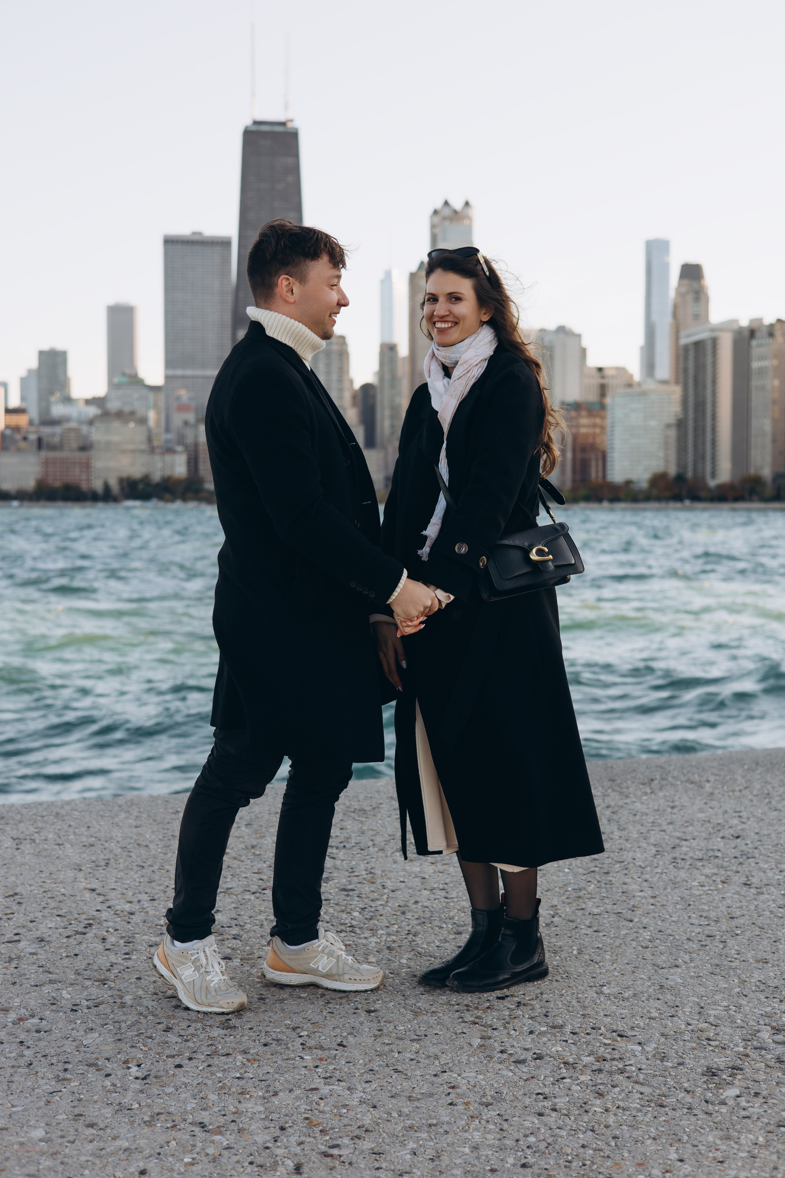 North Lake Shore Proposal — Chicago Photographer — Margarita Chudinova