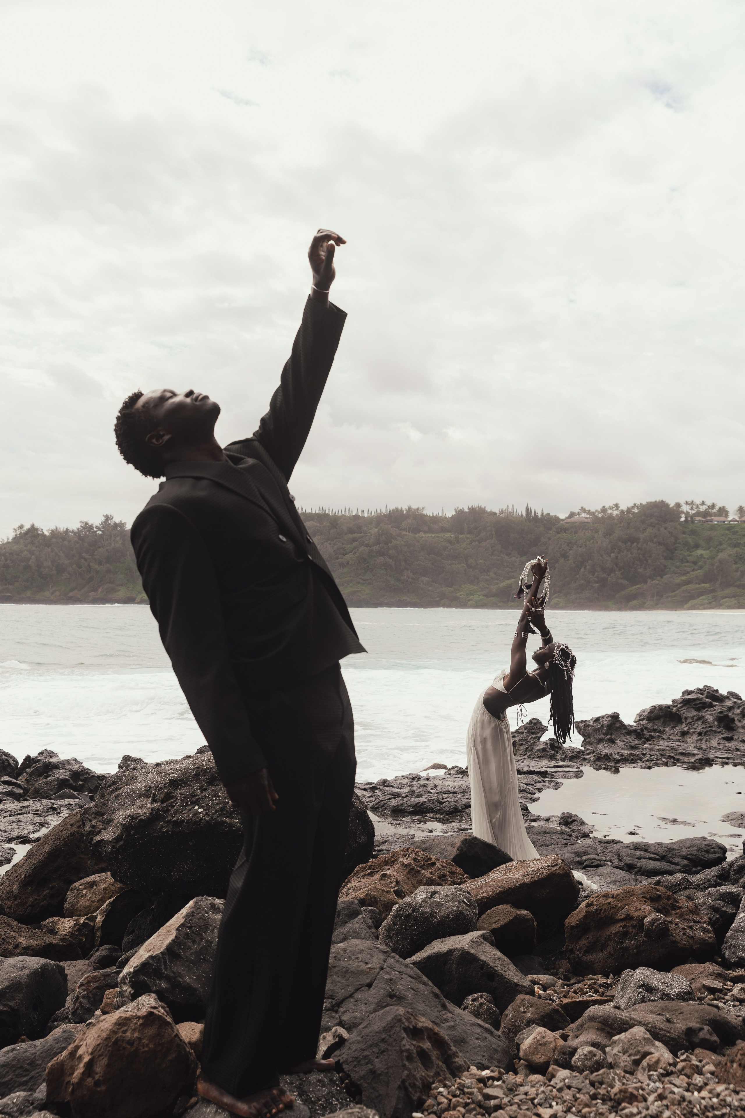 Ocean Inspired Editorial Bridal Session in Kauai
