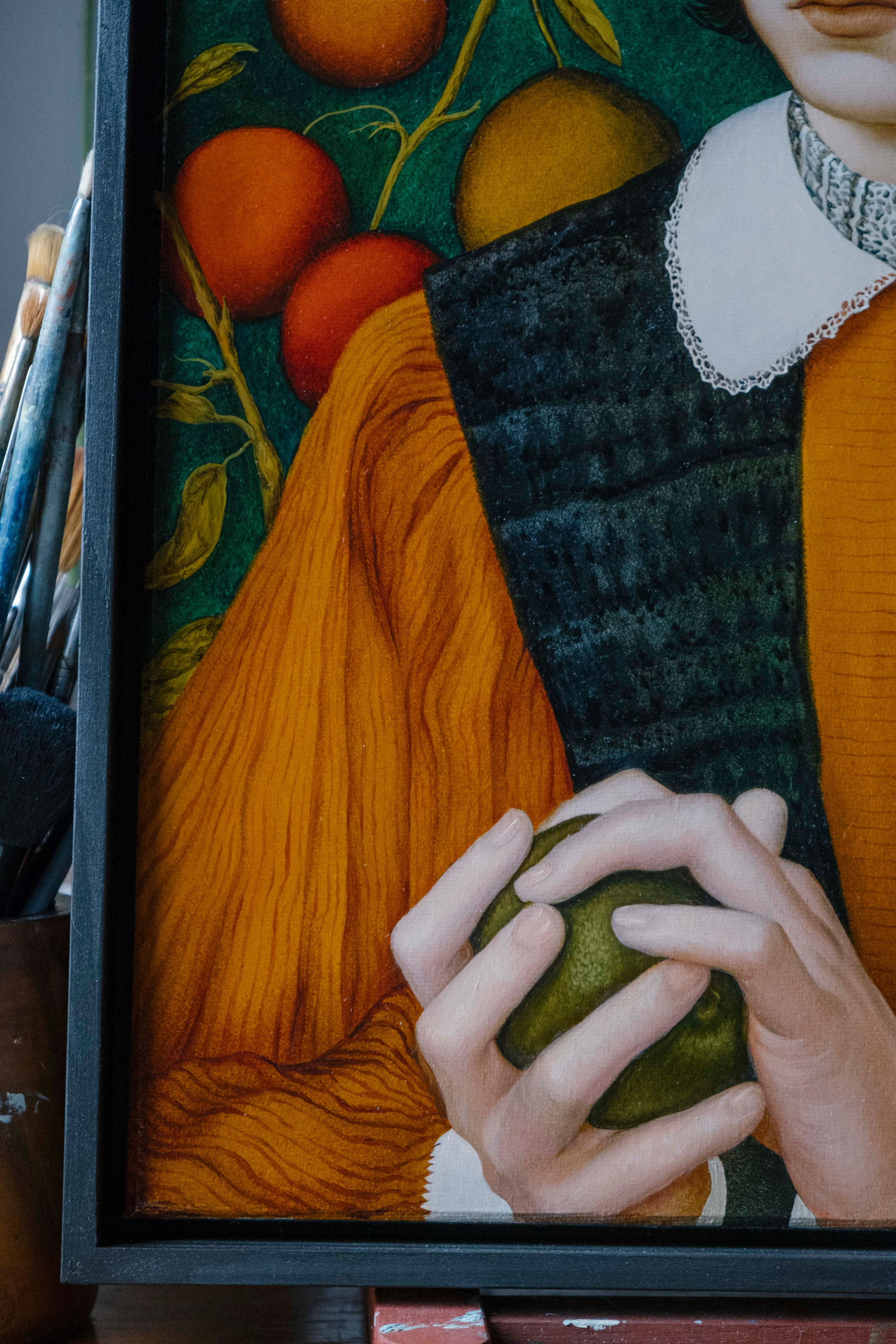 Portrait with a Mango. ELEN BEZHEN