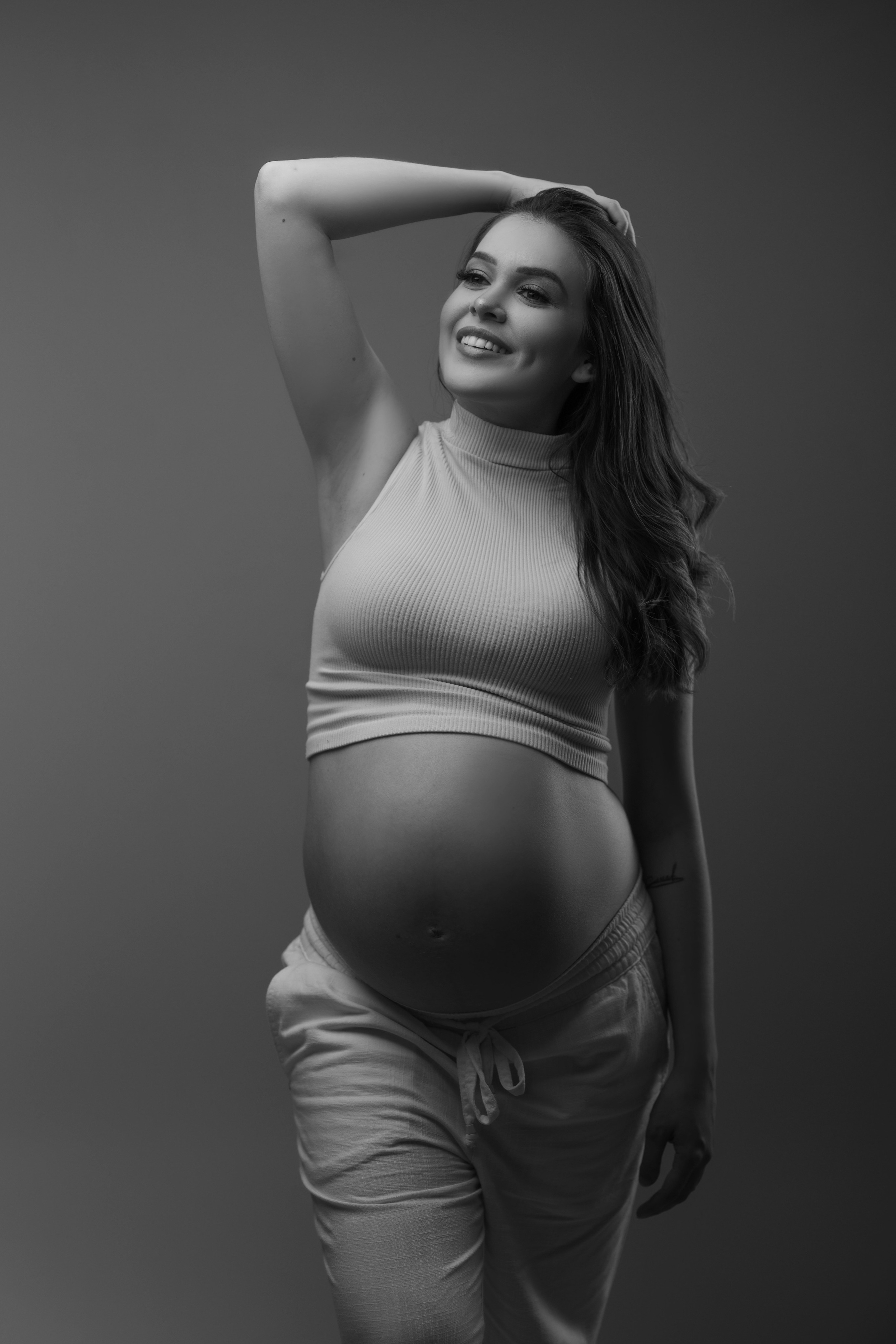 Caroline.Gestante.Estúdio. Fotógrafo de Casamento, grávida, Retrato, Corporativo