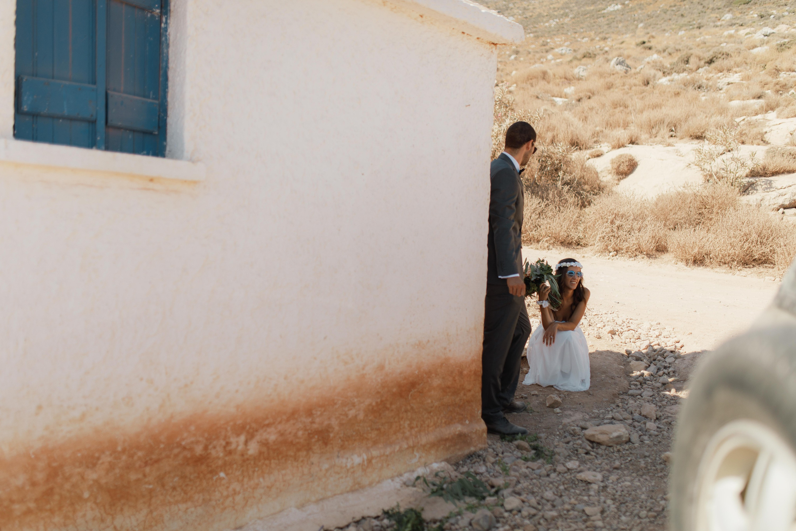 Marino & Steffi, Crete. Denny Savon — Photographer in Santorini | Weddings, Love Stories & Flying Dress