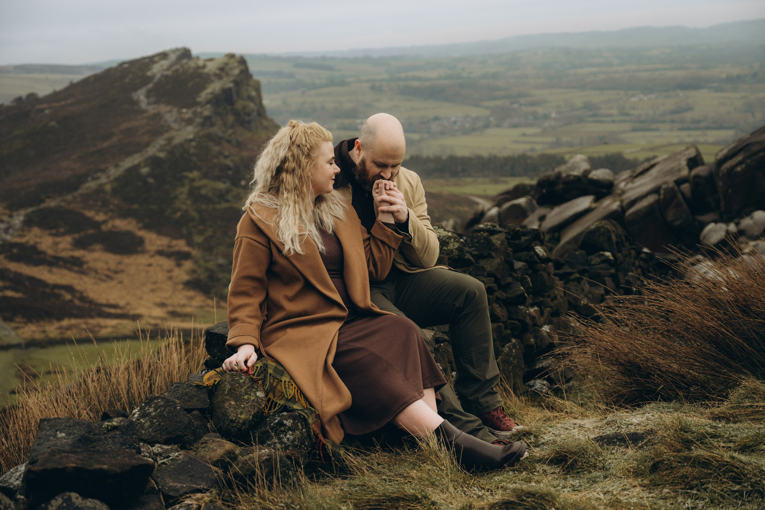 L & C in Peak District. Tania Gandrabur, photographer in West Midlands, England