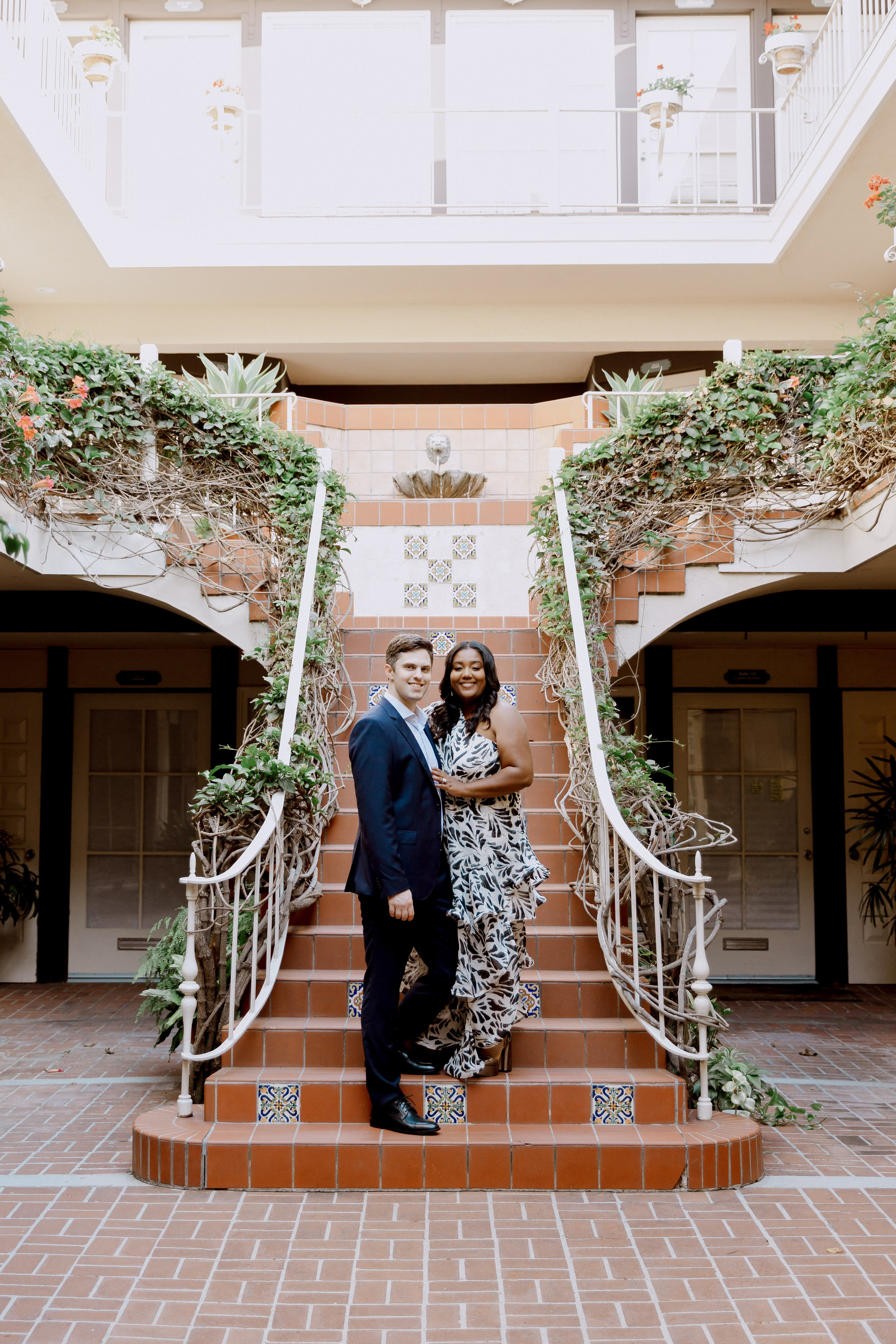 Engagement Session at Palos Verdes Malaga Cove | Taya Frank. Southern California Family and Couple Photographer