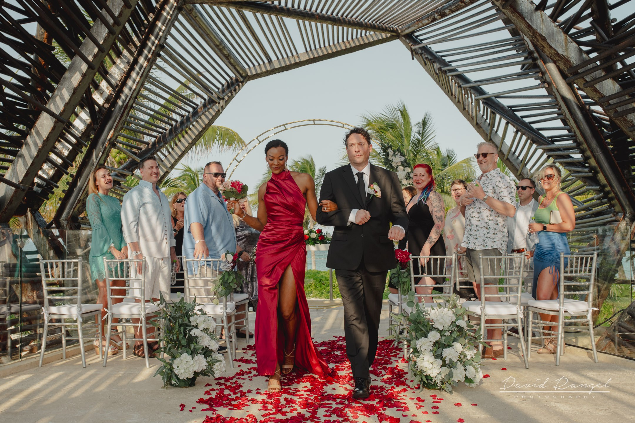 Heather and Benjamin on their destination wedding at Royalton Riviera Cancun. Destination wedding photographer based in Cancun and Riviera Maya with service worldwide