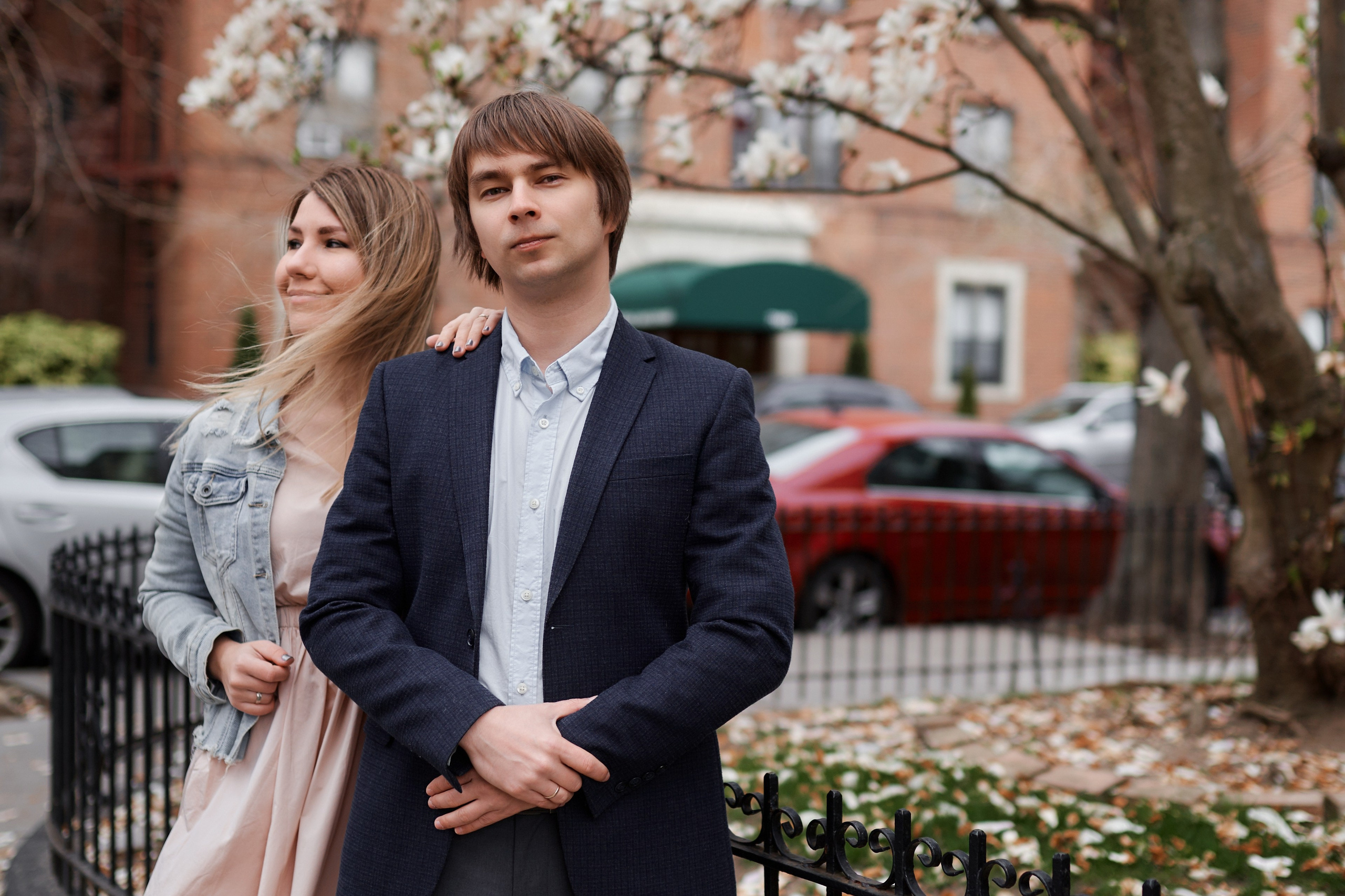 Engagement photo shoot NYC. Professional Wedding and event photographer USA New York