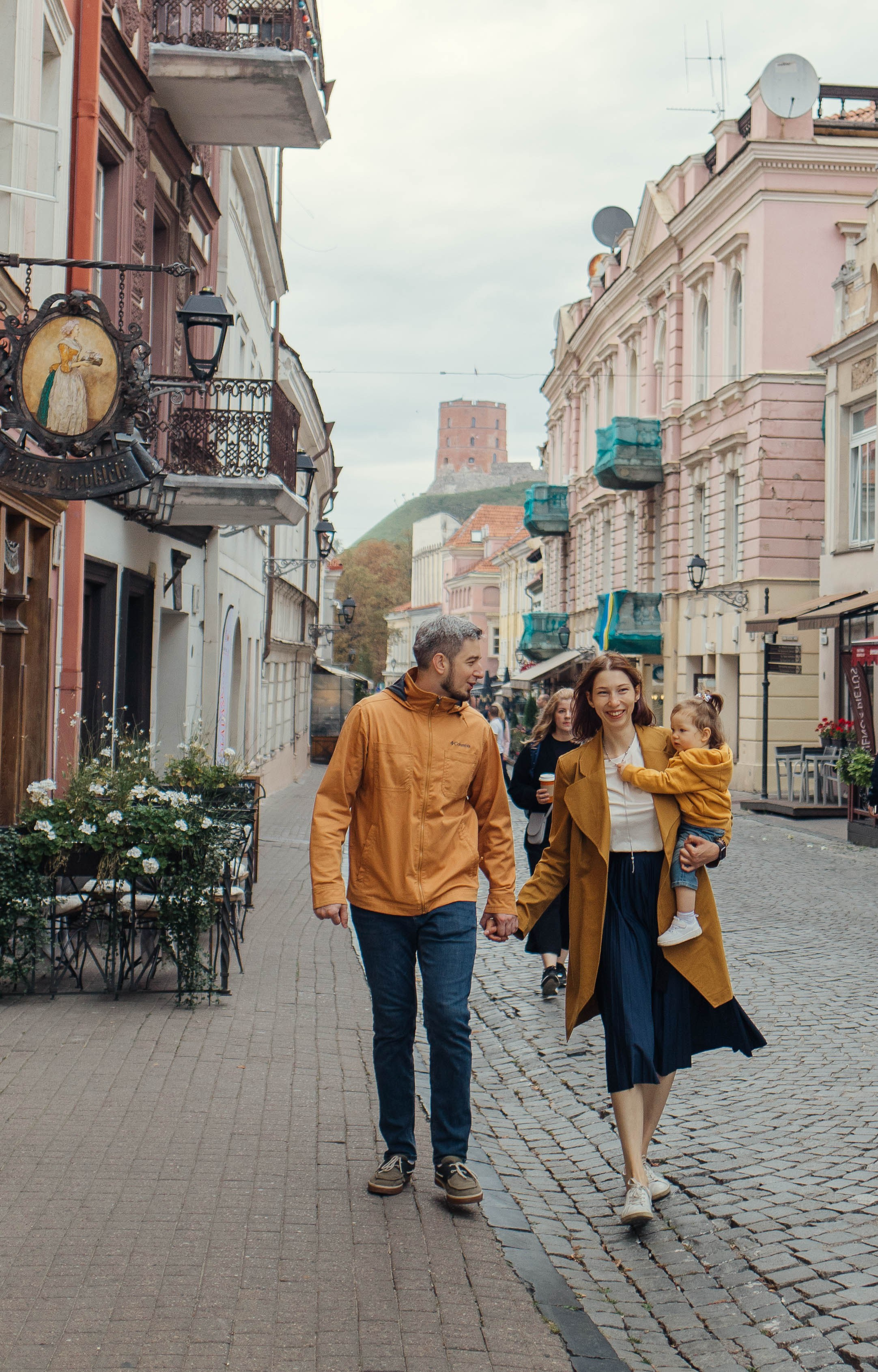 Тёплые моменты на улочках Вильнюса. Семейный и детский фотограф в Вильнюсе Светлана Наумова