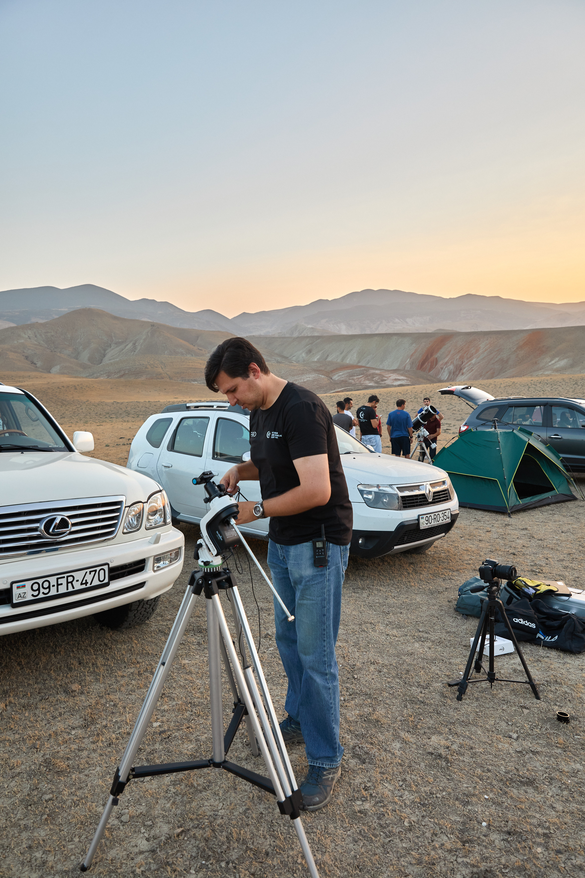 Heveskar Astronomlar Cemiyyeti. Perseids. Astrocamp. Photographer in Baku Kamran Enceladus