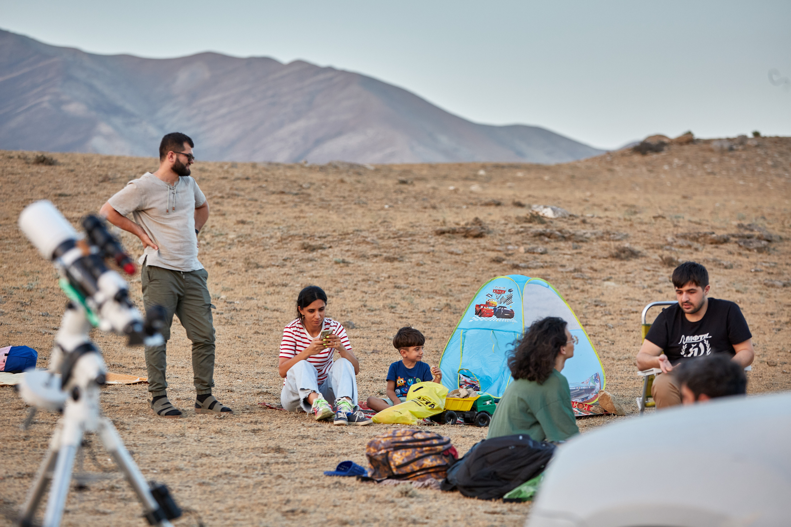 Heveskar Astronomlar Cemiyyeti. Perseids. Astrocamp. Photographer in Baku Kamran Enceladus