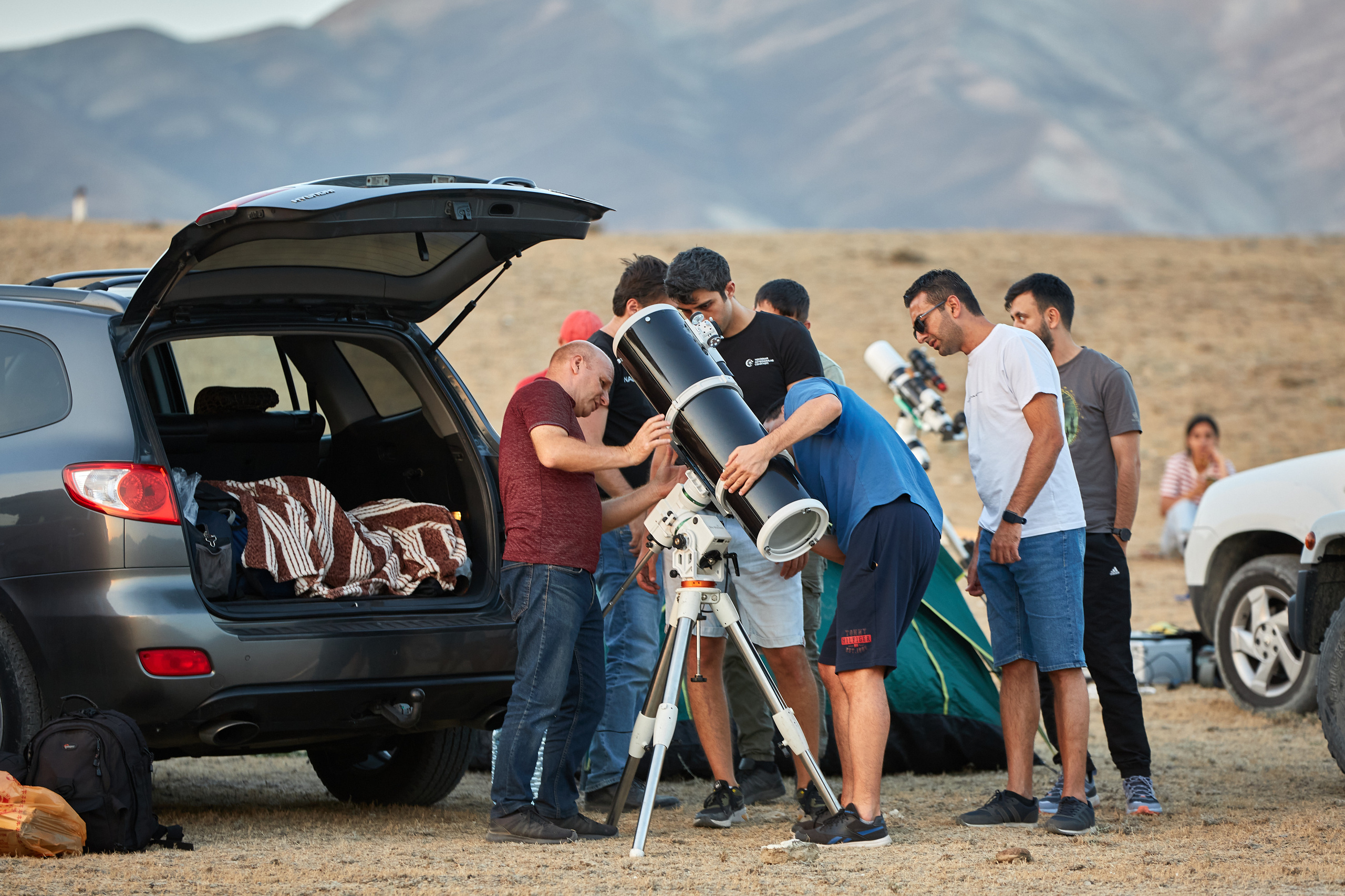 Heveskar Astronomlar Cemiyyeti. Perseids. Astrocamp. Photographer in Baku Kamran Enceladus