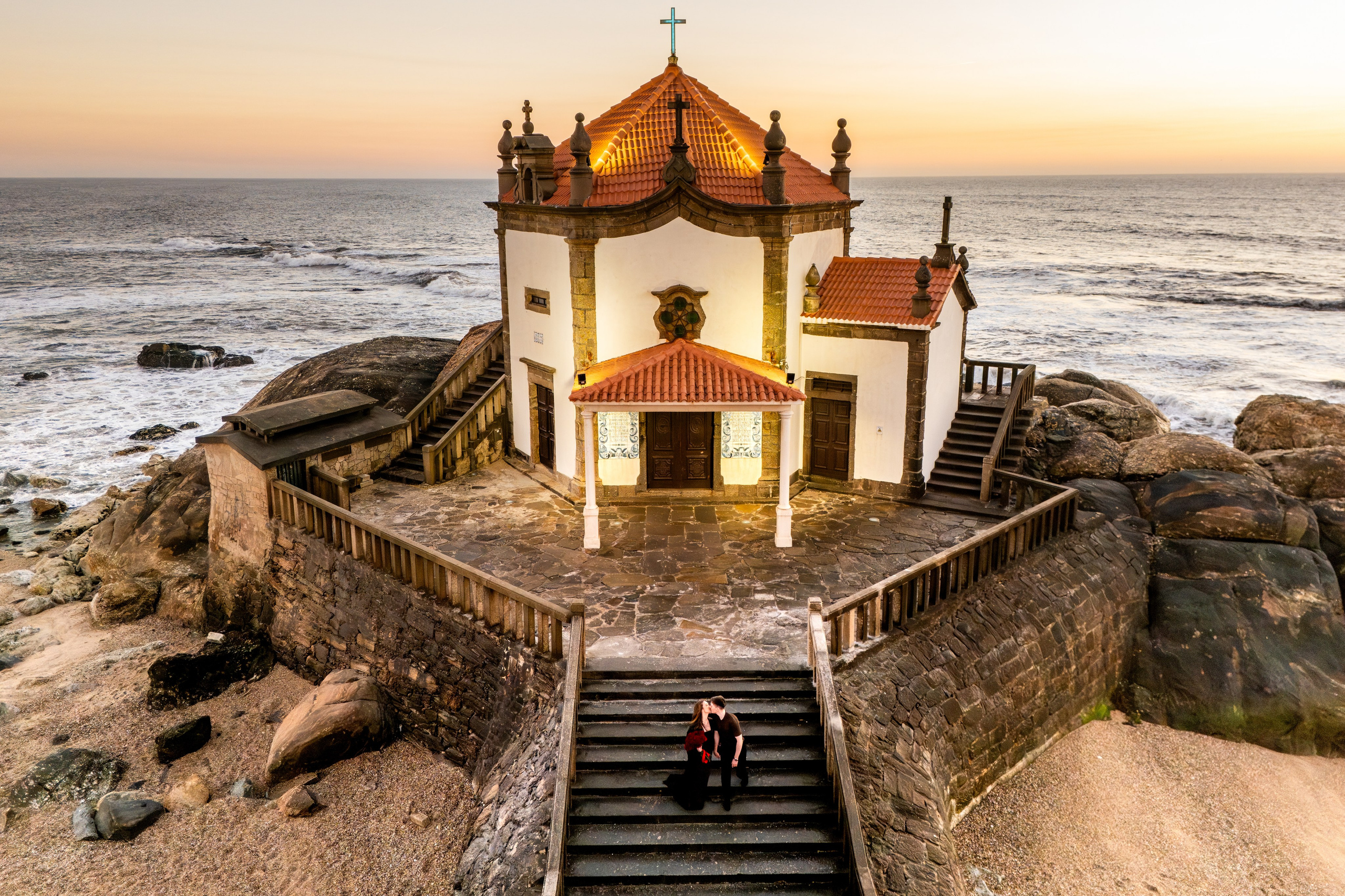 Capela do Senhor da Pedra Photoshoot | Beach Photographer near Porto