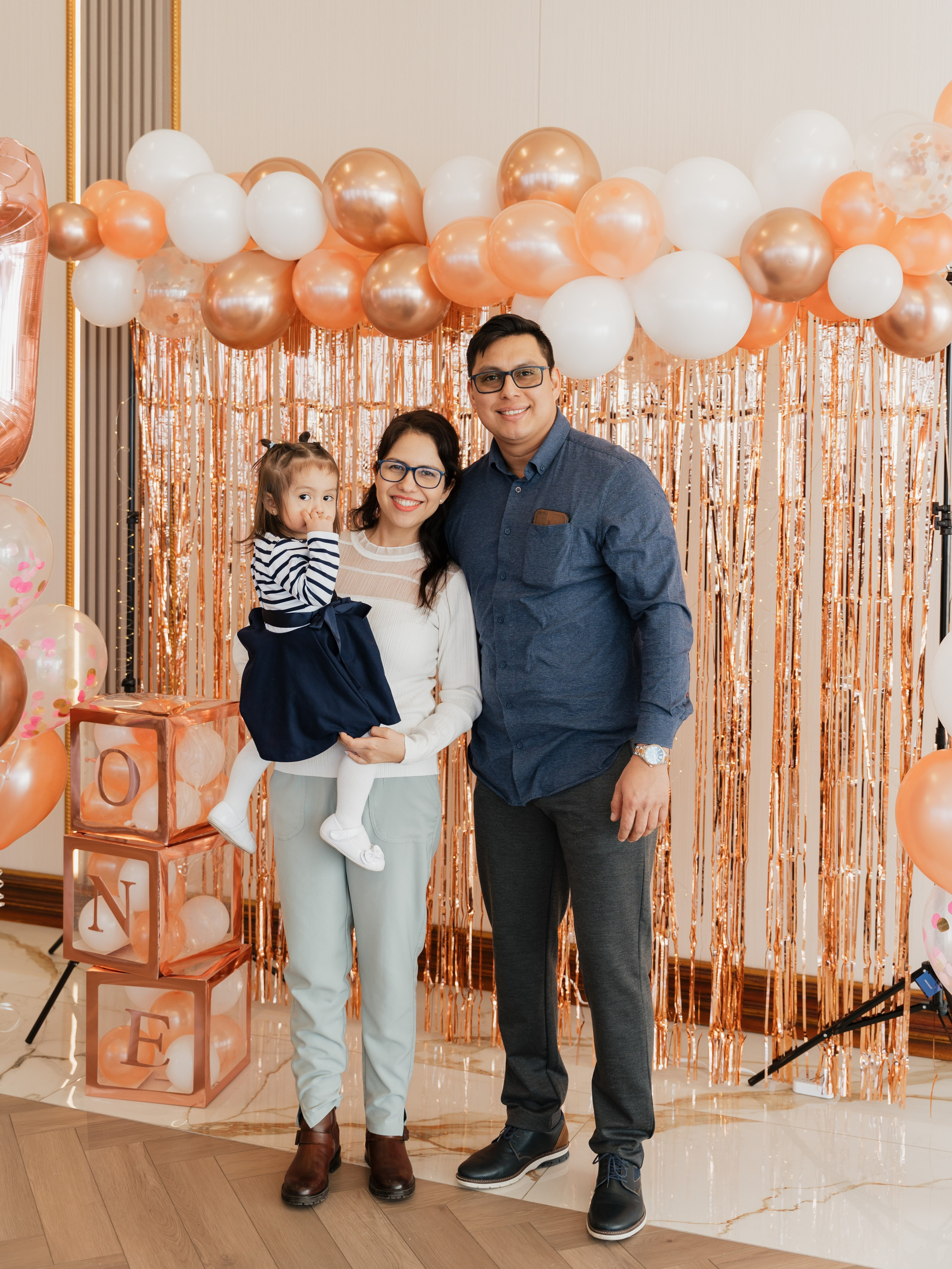 First birthday photoshoot Emily