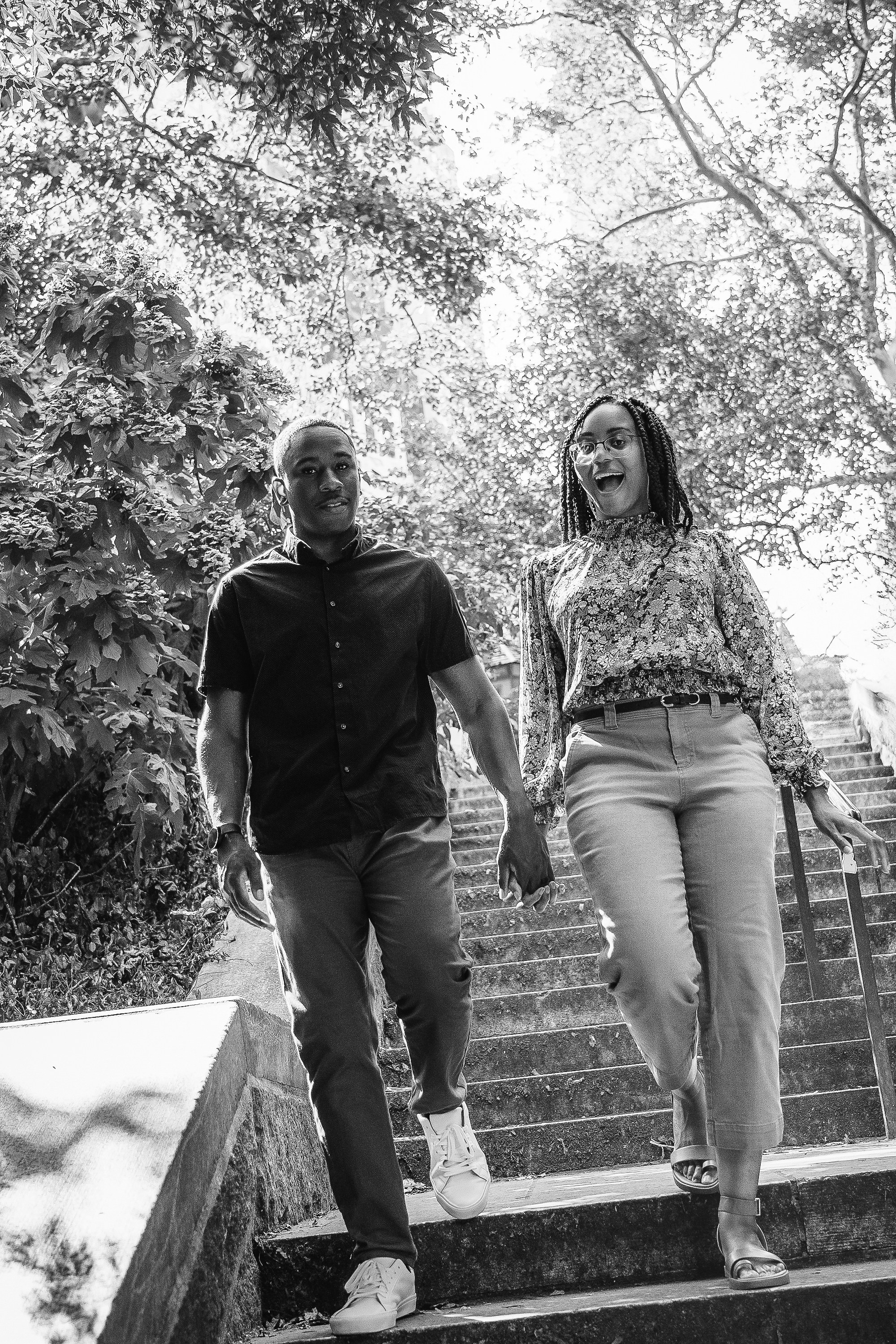 Photoshoot before wedding. Portrait and wedding photographer in New York