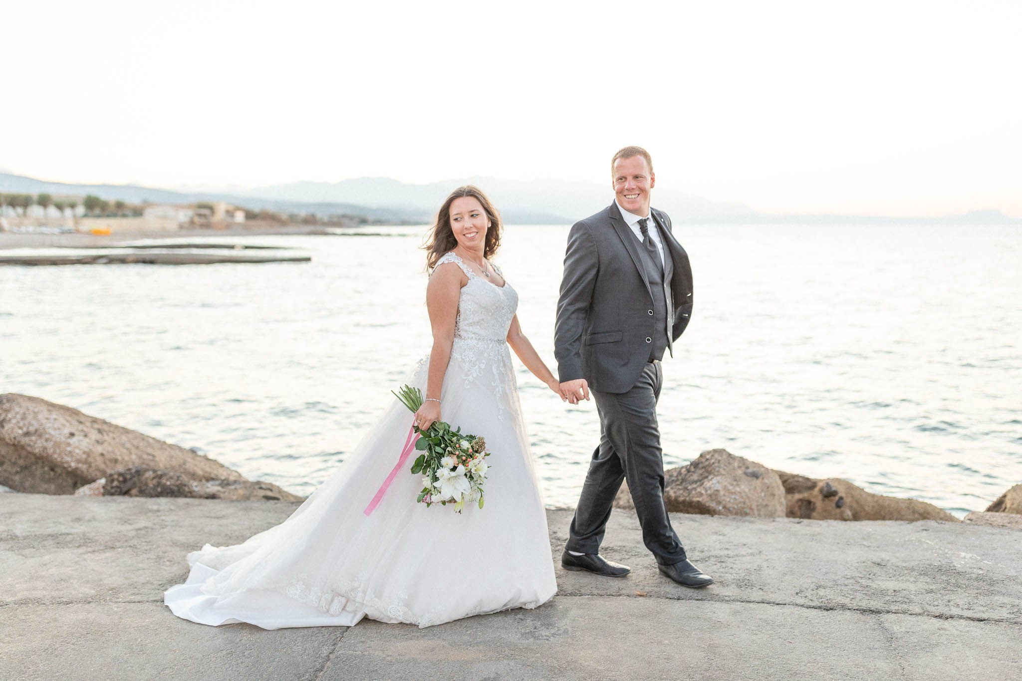 After Wedding Griechenland Kreta Flitterwochen Fotoshooting