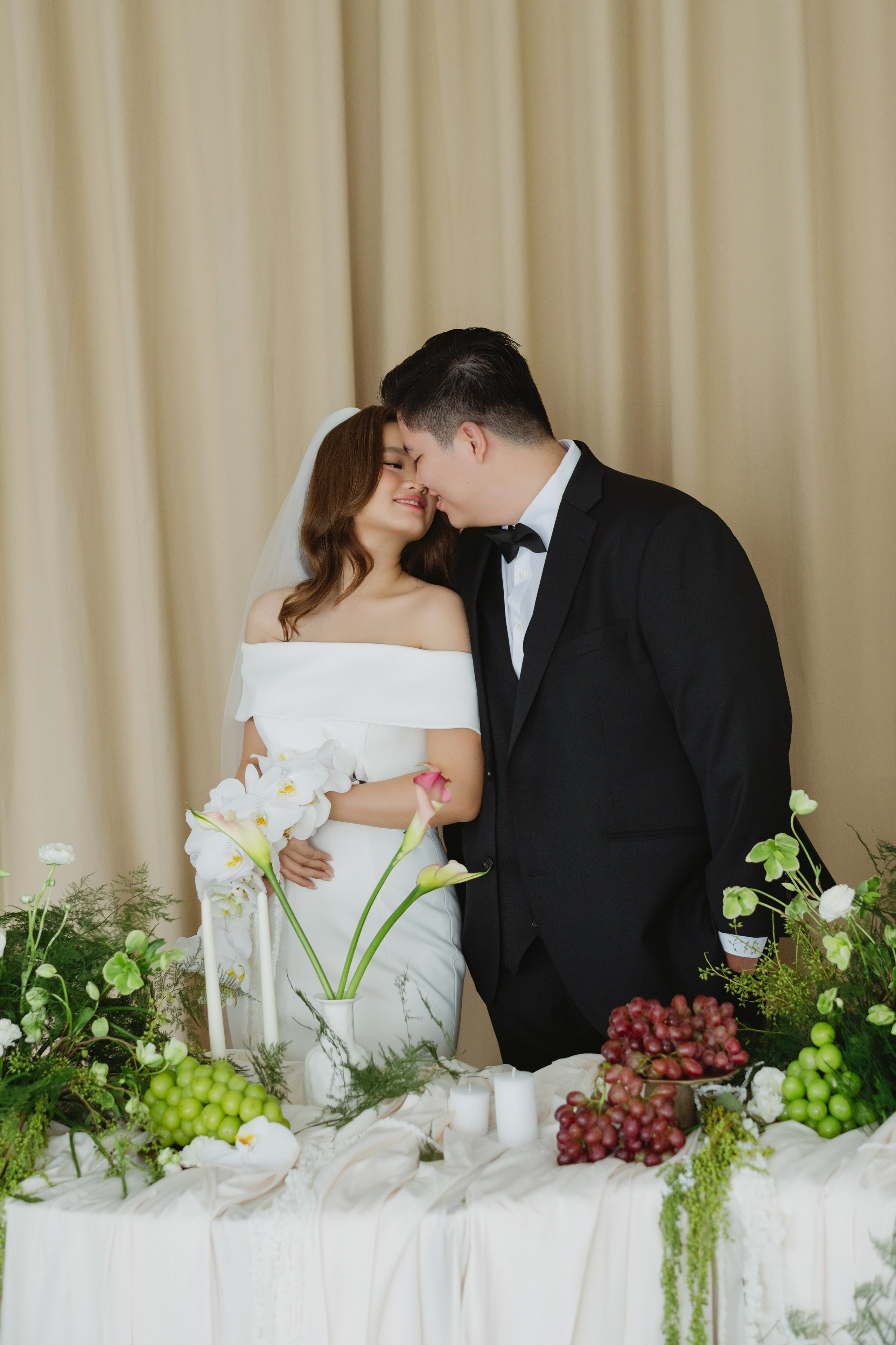 DANG & NGHI wedding photoshoot in studio. Anns wedding photography