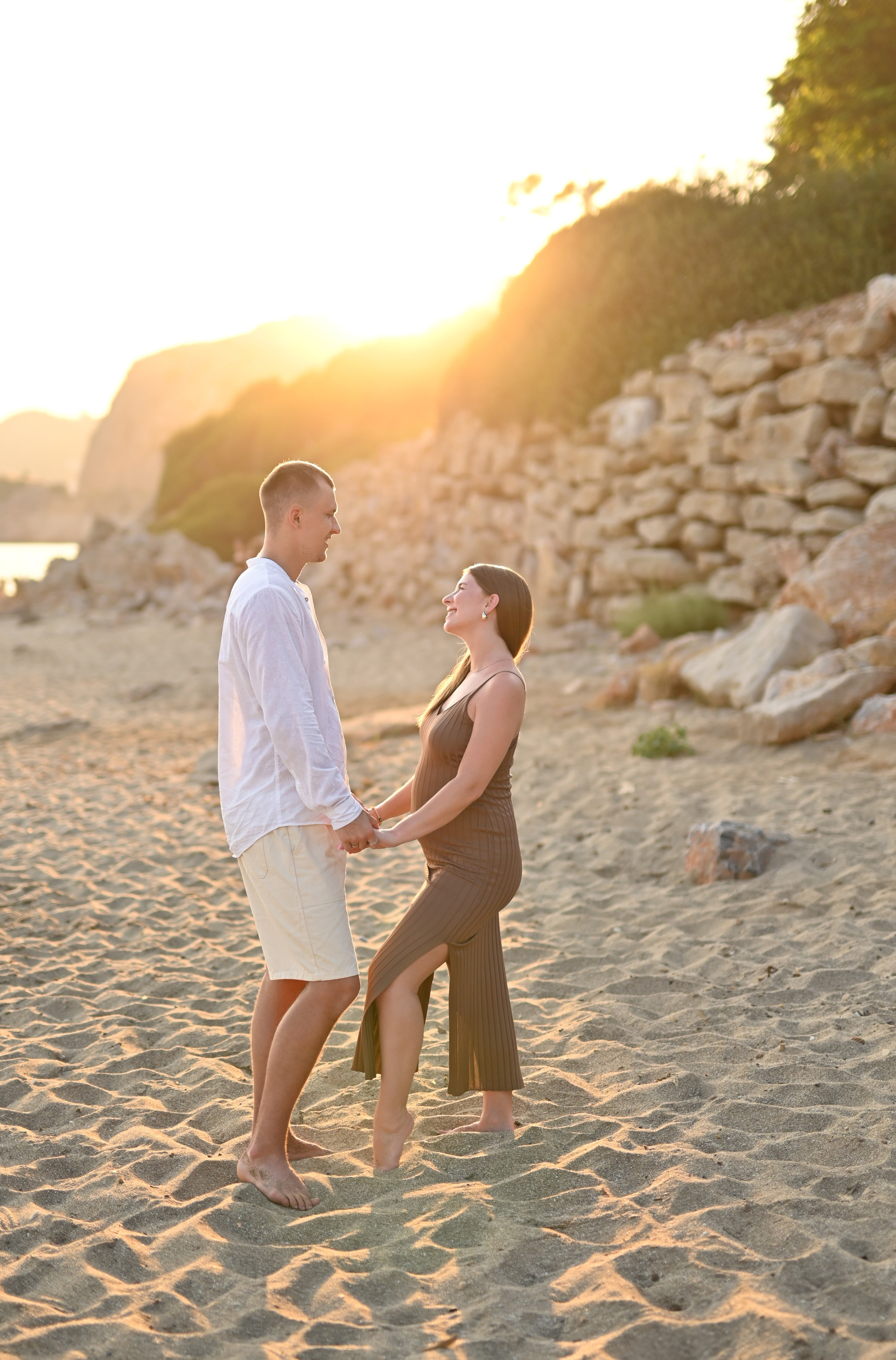 Съемка беременности. Фотограф в Алании (Аланье), Сиде, Манавгате. Турция