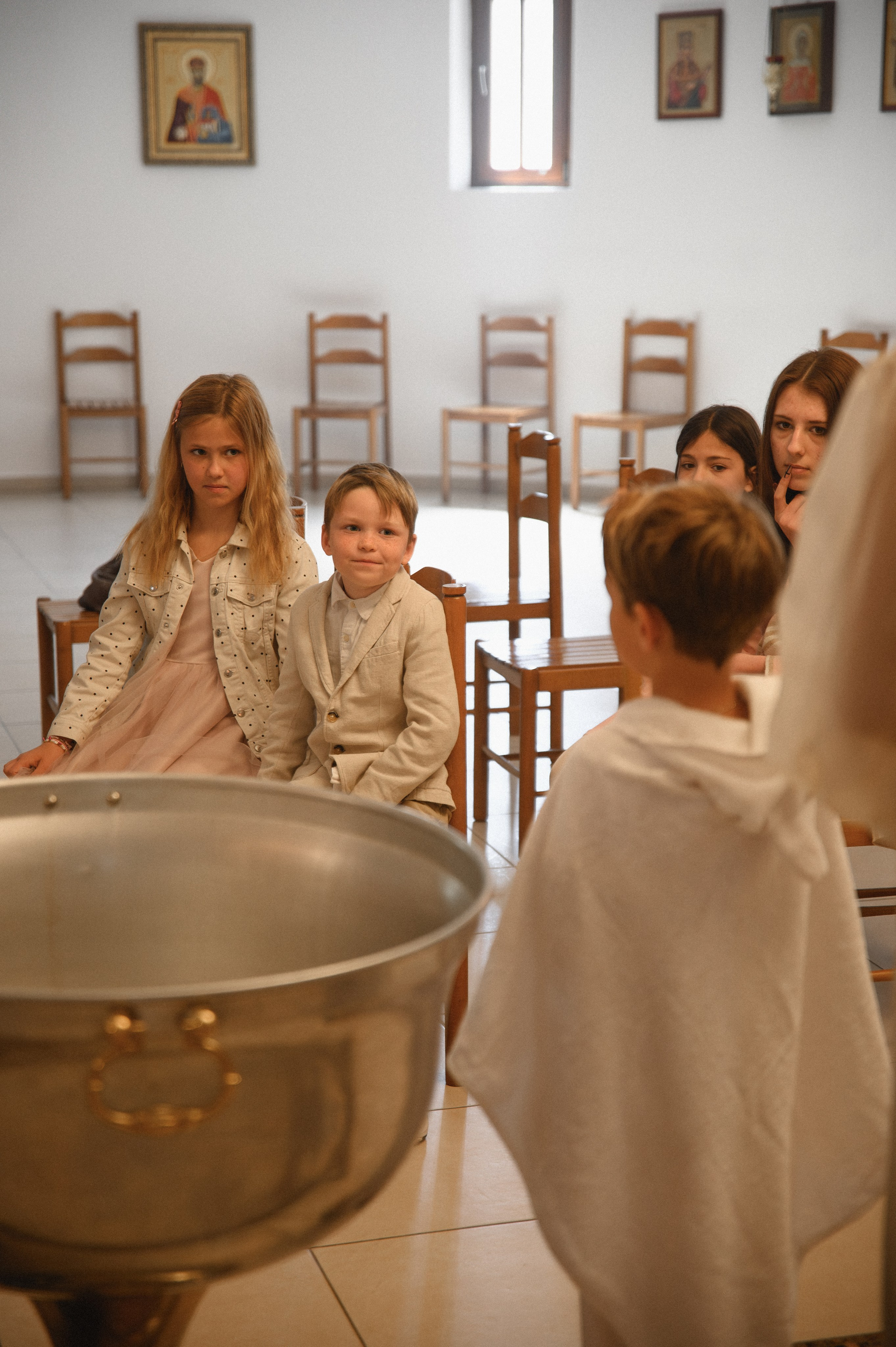 Baptism Mihail. Family, children, portrait, and event photography in Thessaloniki