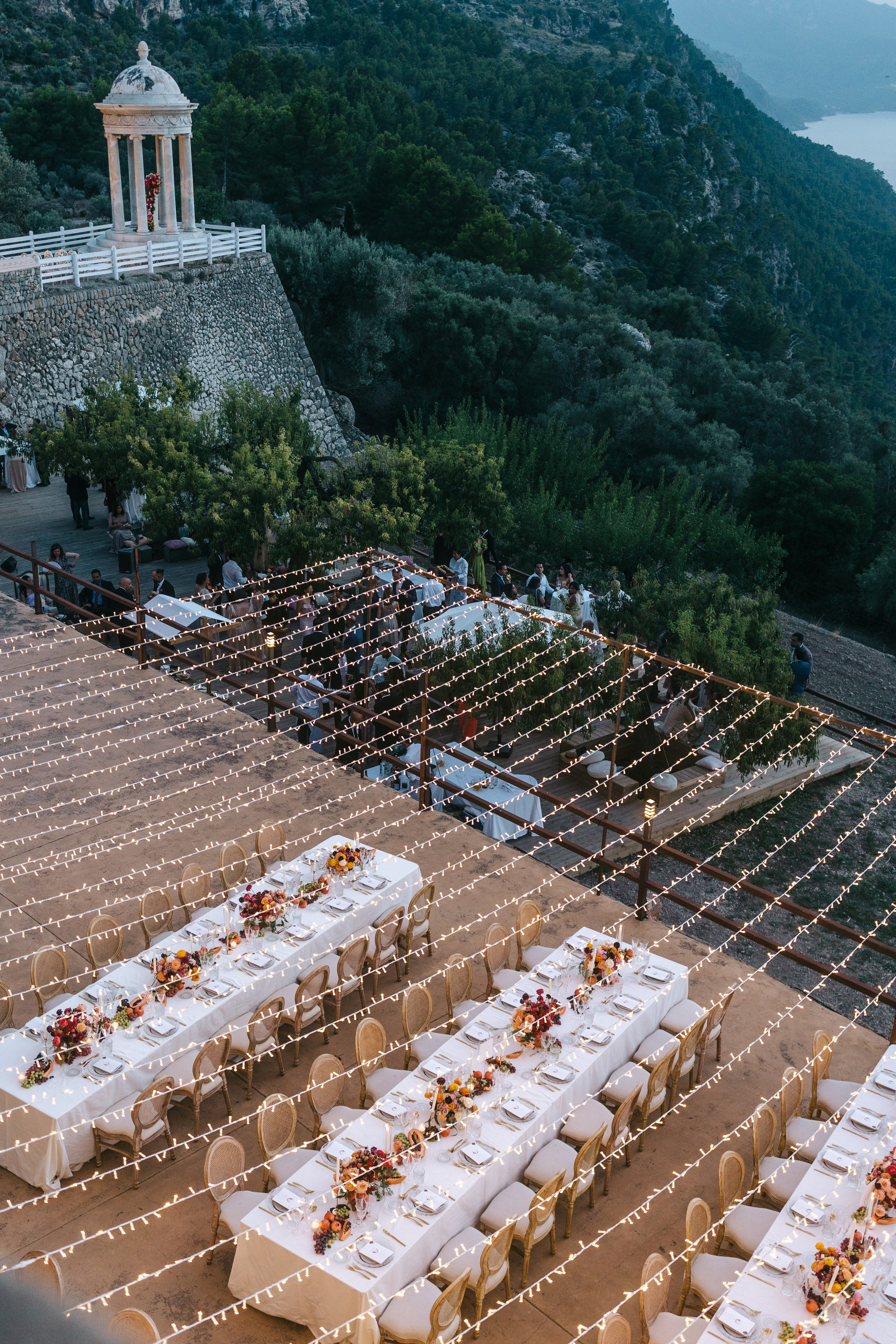 Mallorca venue Son Marroig for this LA Wedding Ceremony. Wedding Celebrant in Mallorca Iban Collin