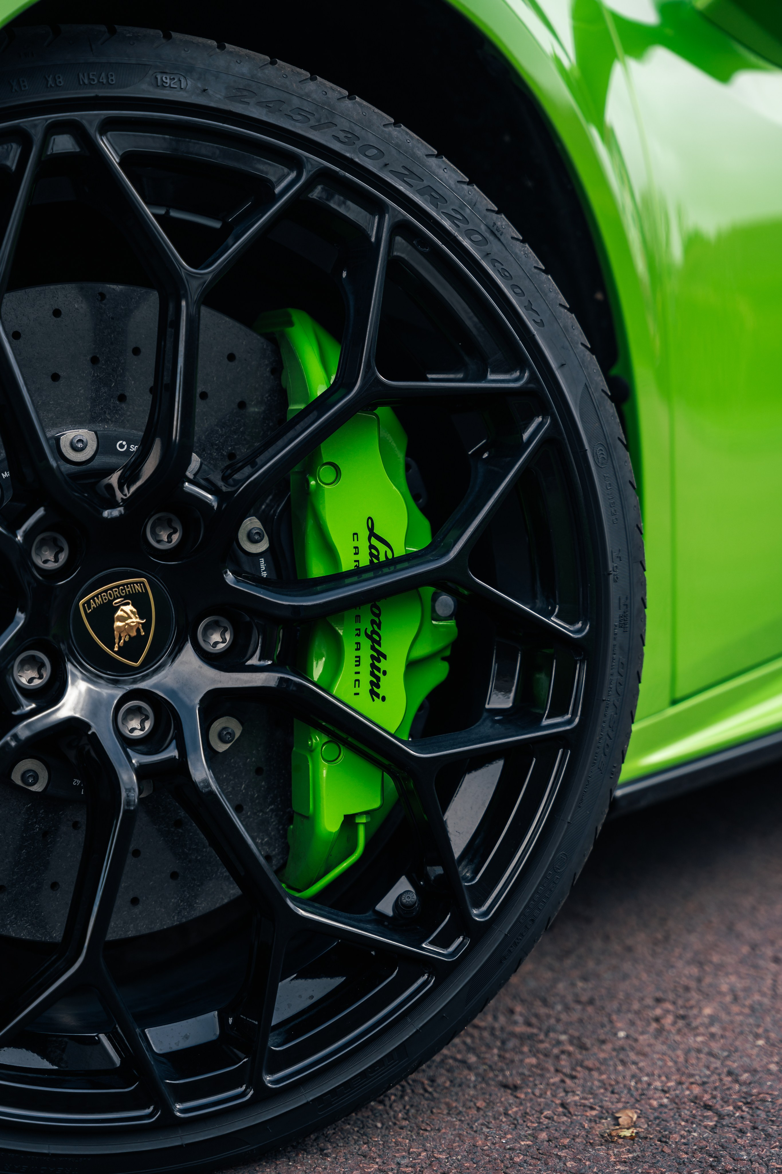 Lamborghini Huracan Evo Spyder. Photographe de voitures à Paris — Vitalii Motruk