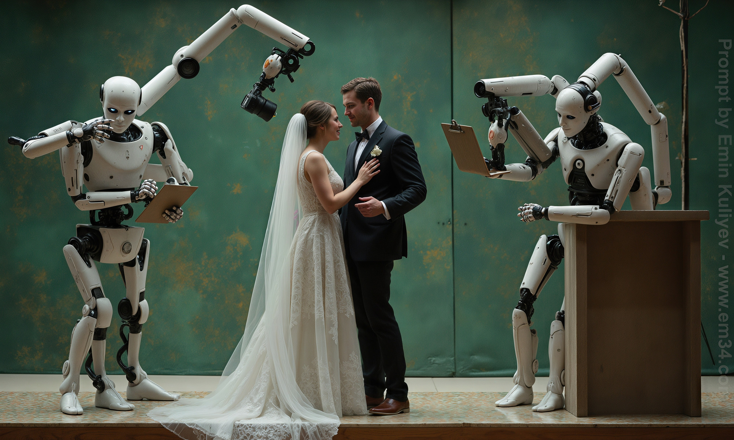 About robots world and not only — created these images in ComfyUI. Emin Kuliyev — Award-Winning Wedding Photojournalist NYC & USA | Best Wedding Photographer Known for Candid, Timeless Moments