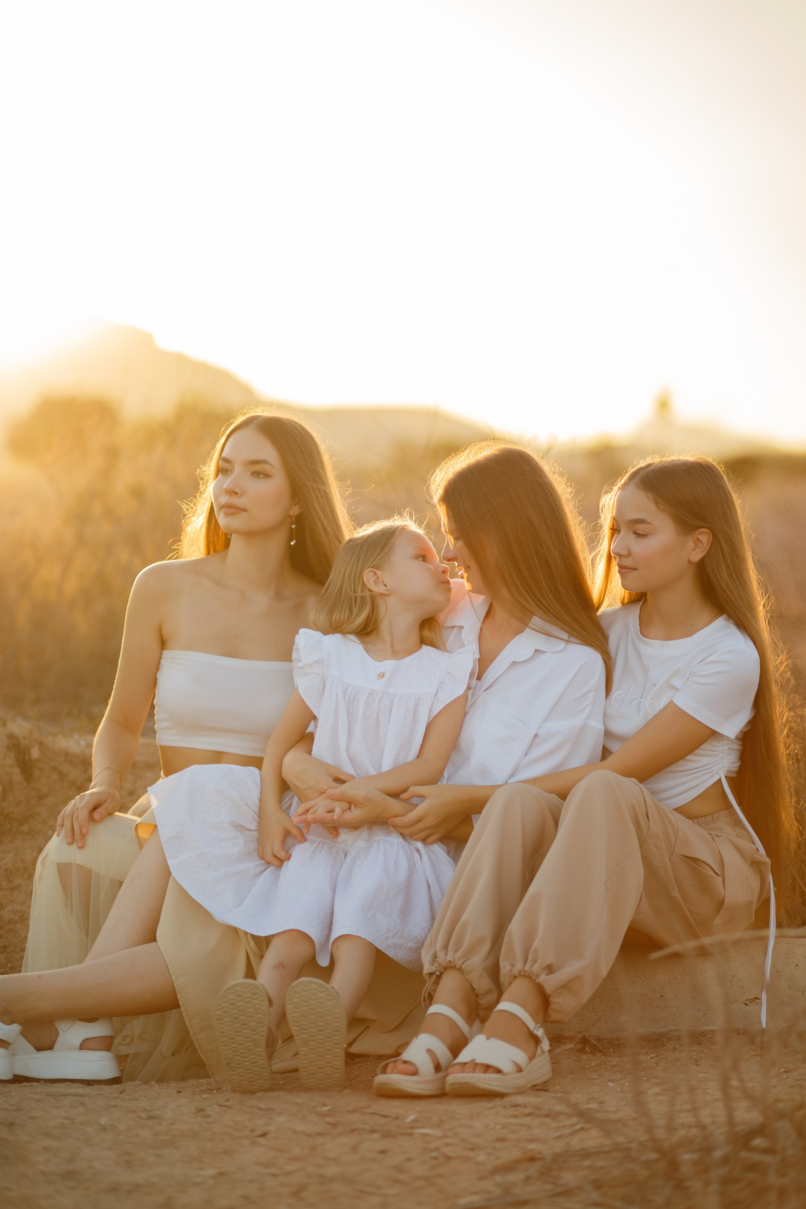 Семейные сьемки на закате. Главная